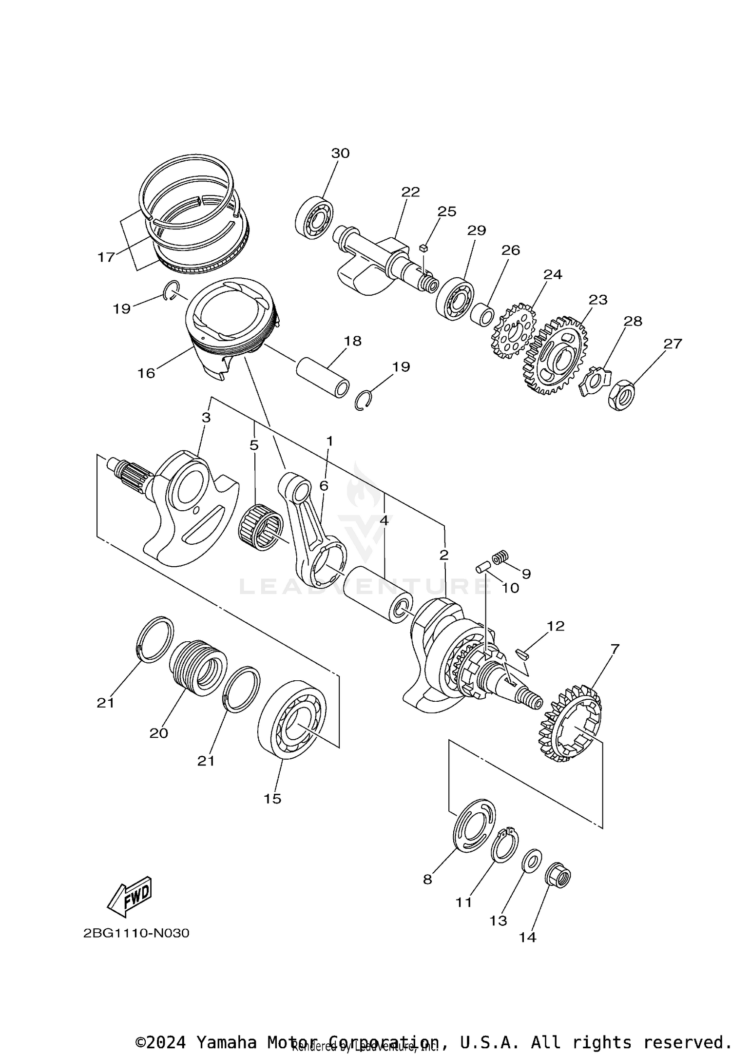 CRANKSHAFT & PISTON