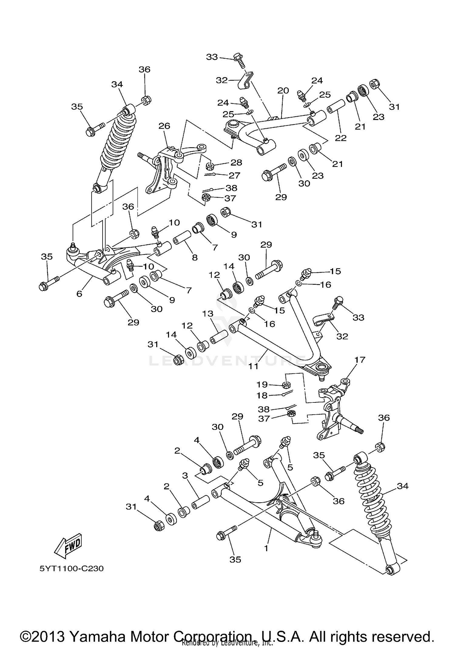 FRONT SUSPENSION WHEEL