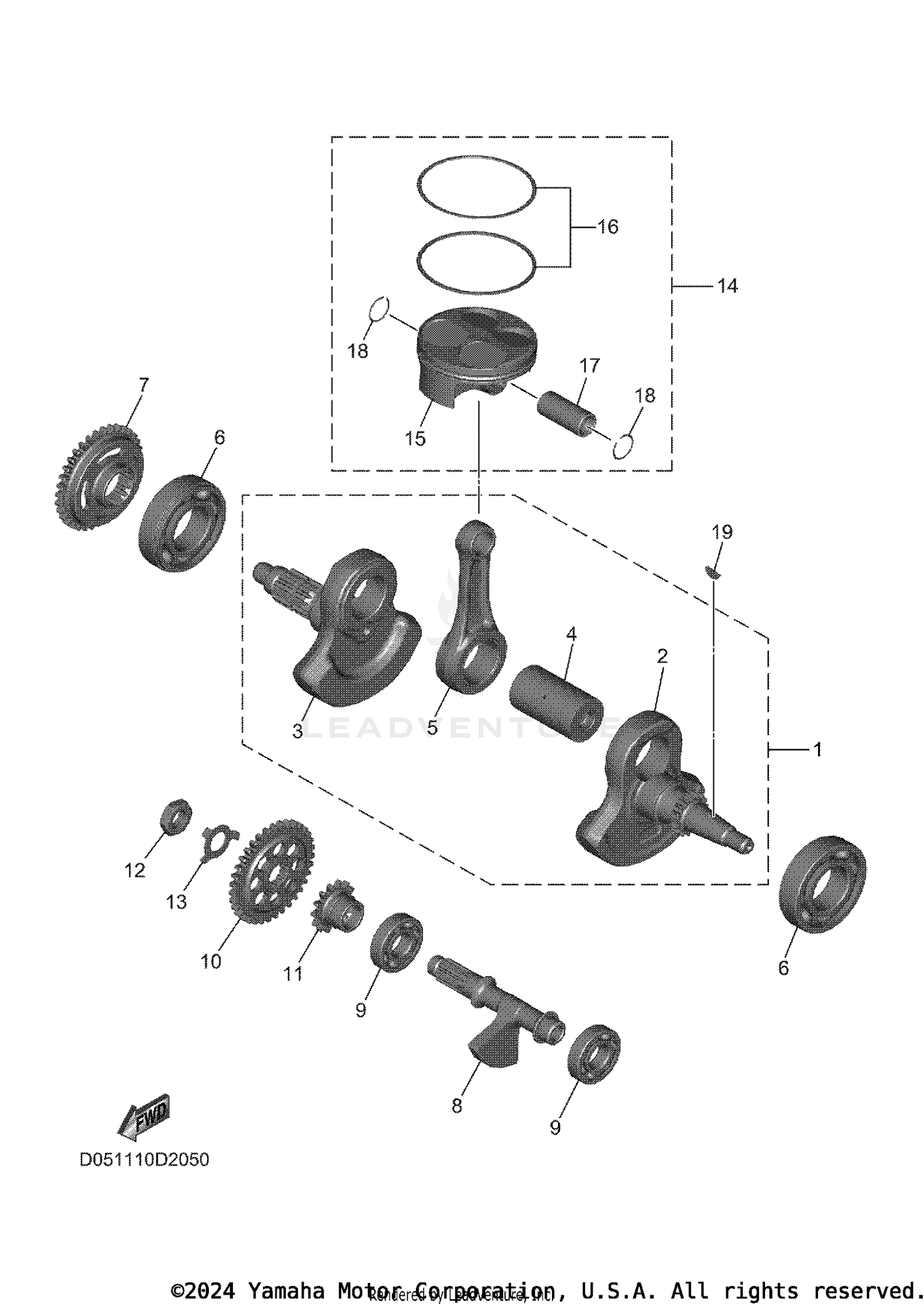 CRANKSHAFT & PISTON