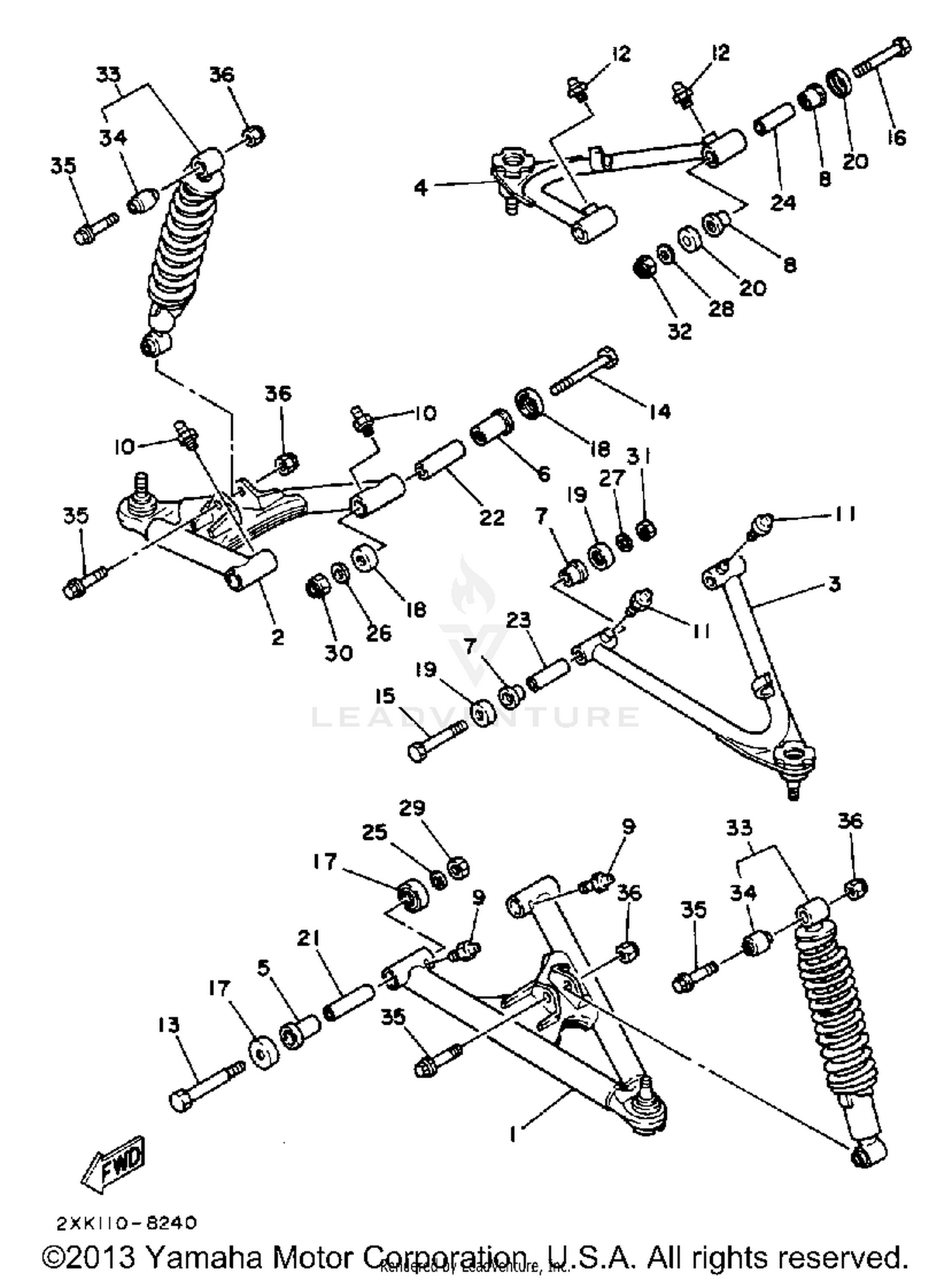FRONT SUSPENSION WHEEL