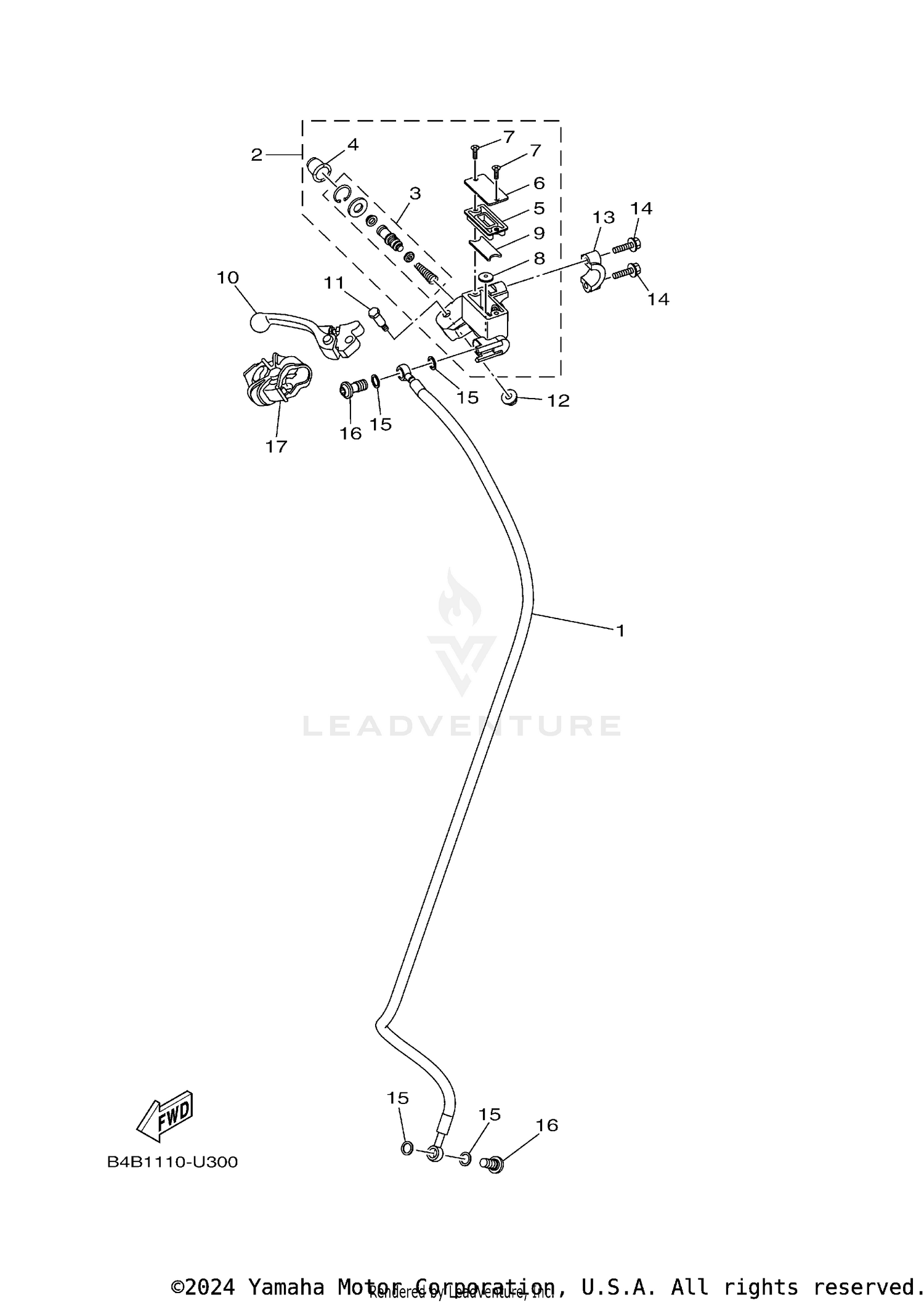 FRONT MASTER CYLINDER