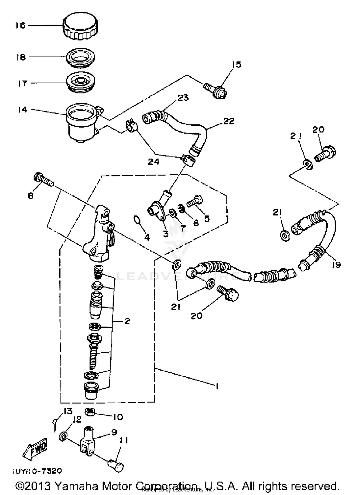 REAR MASTER CYLINDER