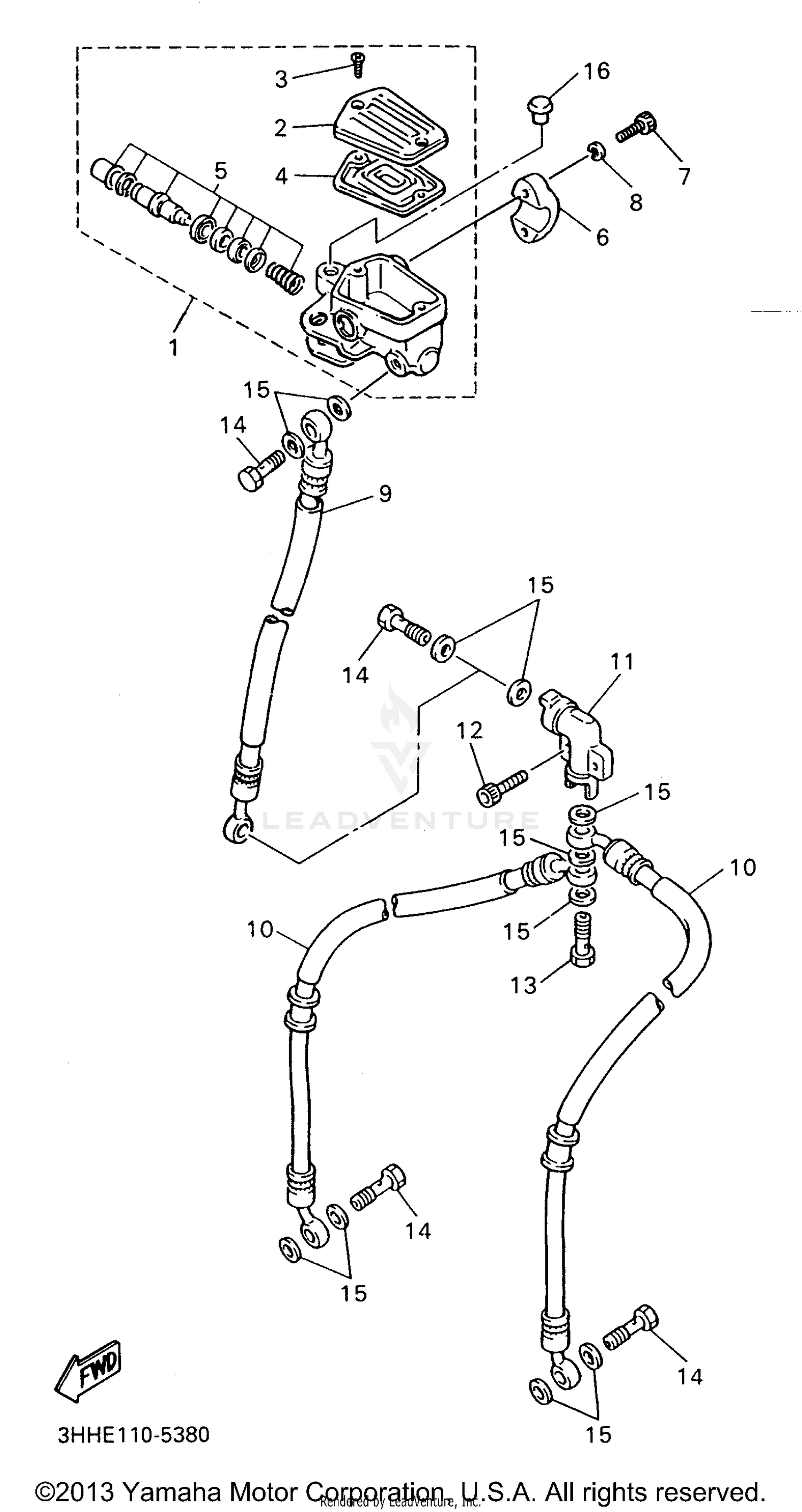 FRONT MASTER CYLINDER