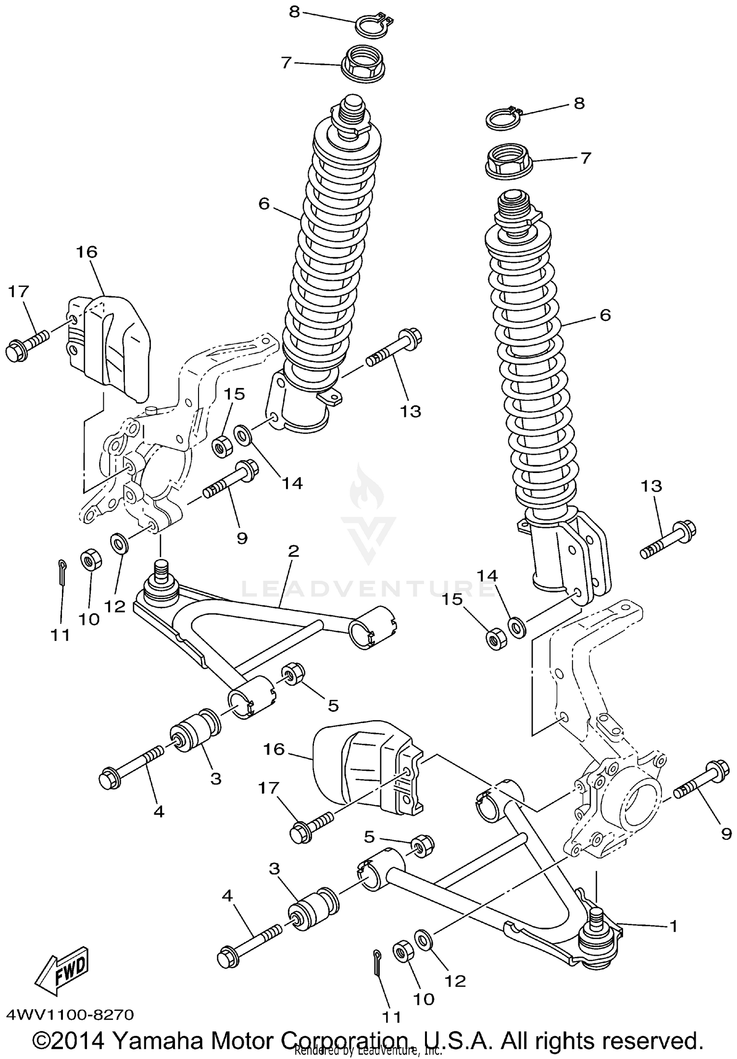 FRONT SUSPENSION WHEEL