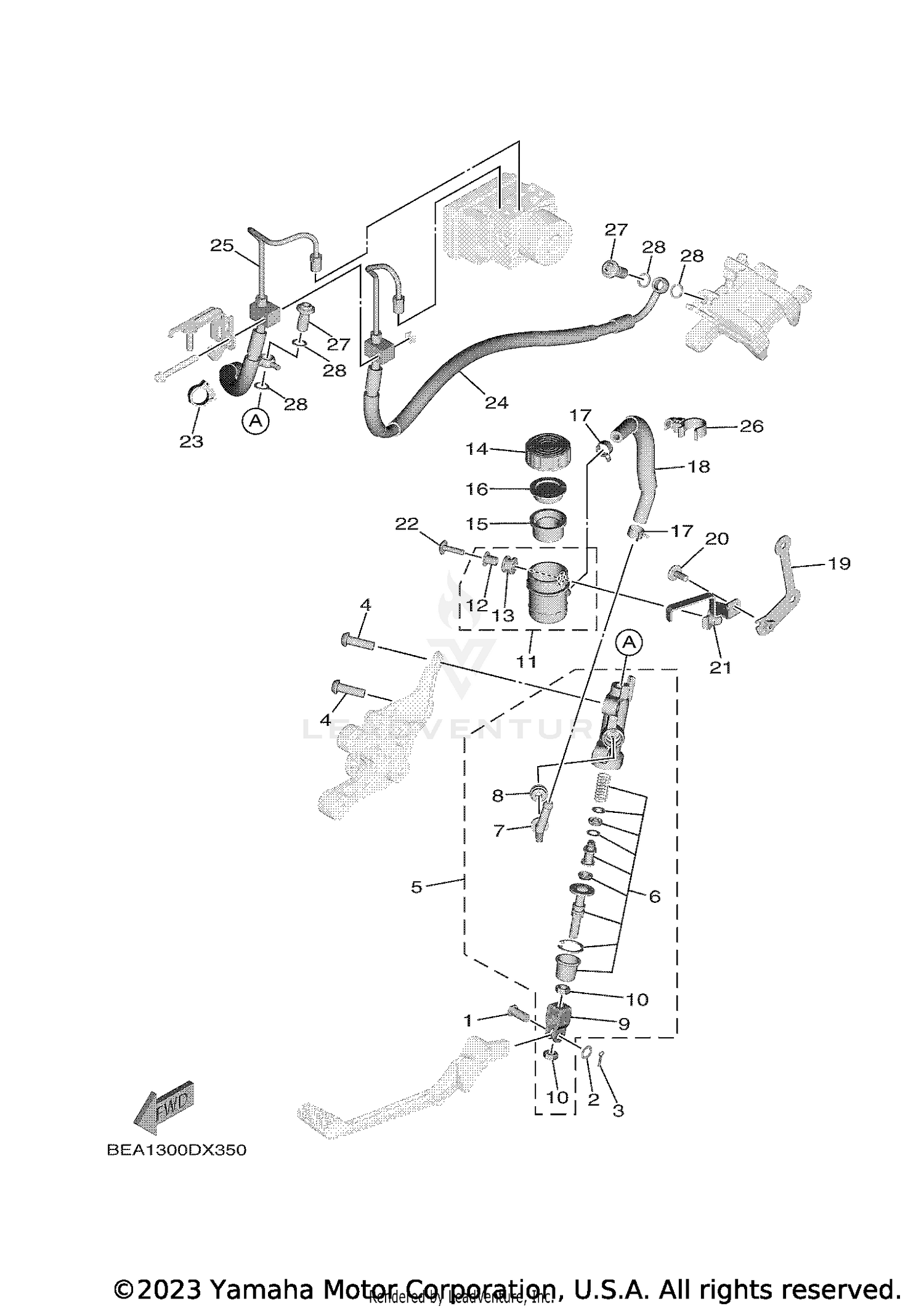 REAR MASTER CYLINDER