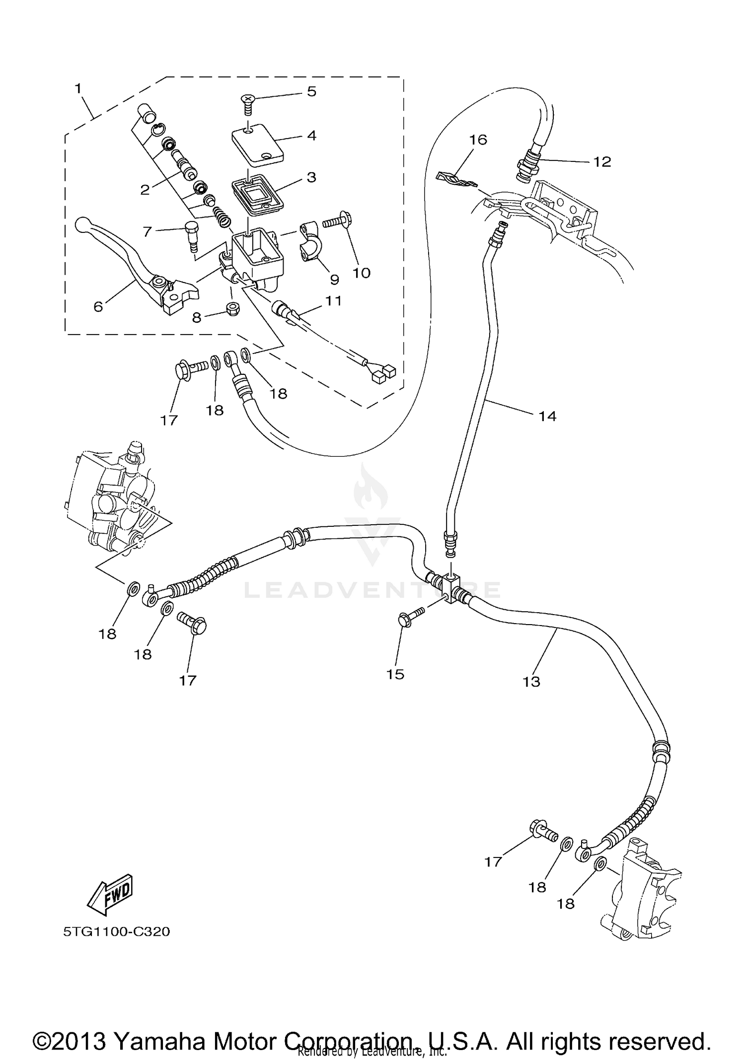 FRONT MASTER CYLINDER