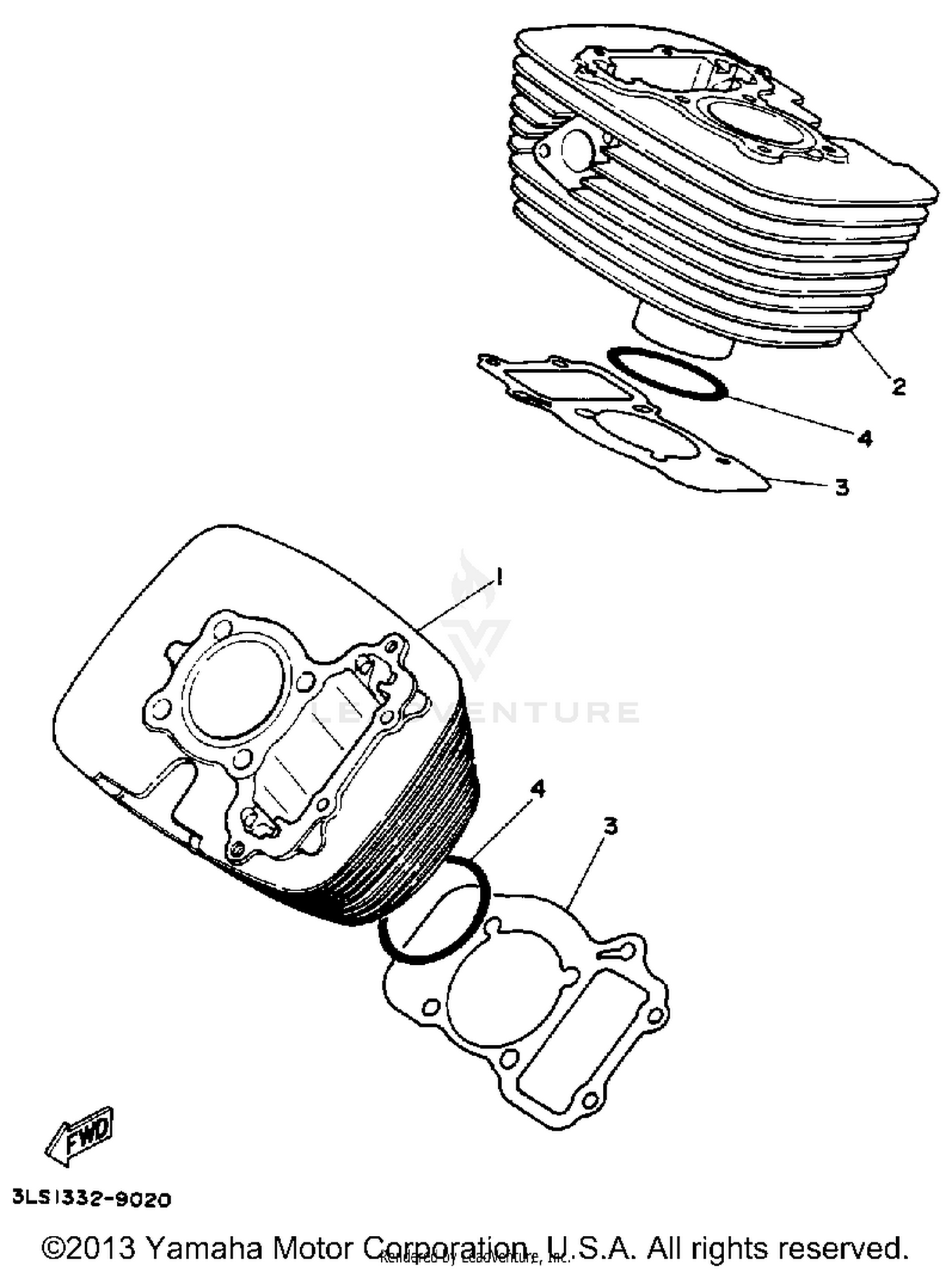 CYLINDER CALIFORNIA MODEL ONLY