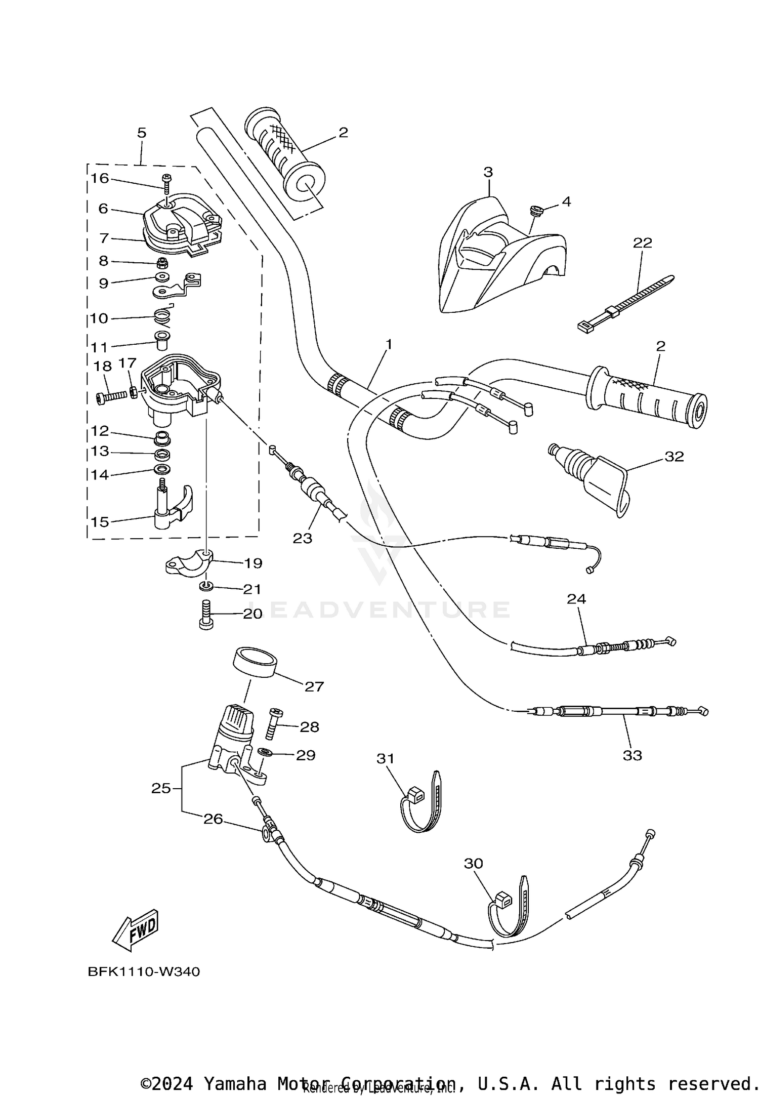STEERING HANDLE & CABLE