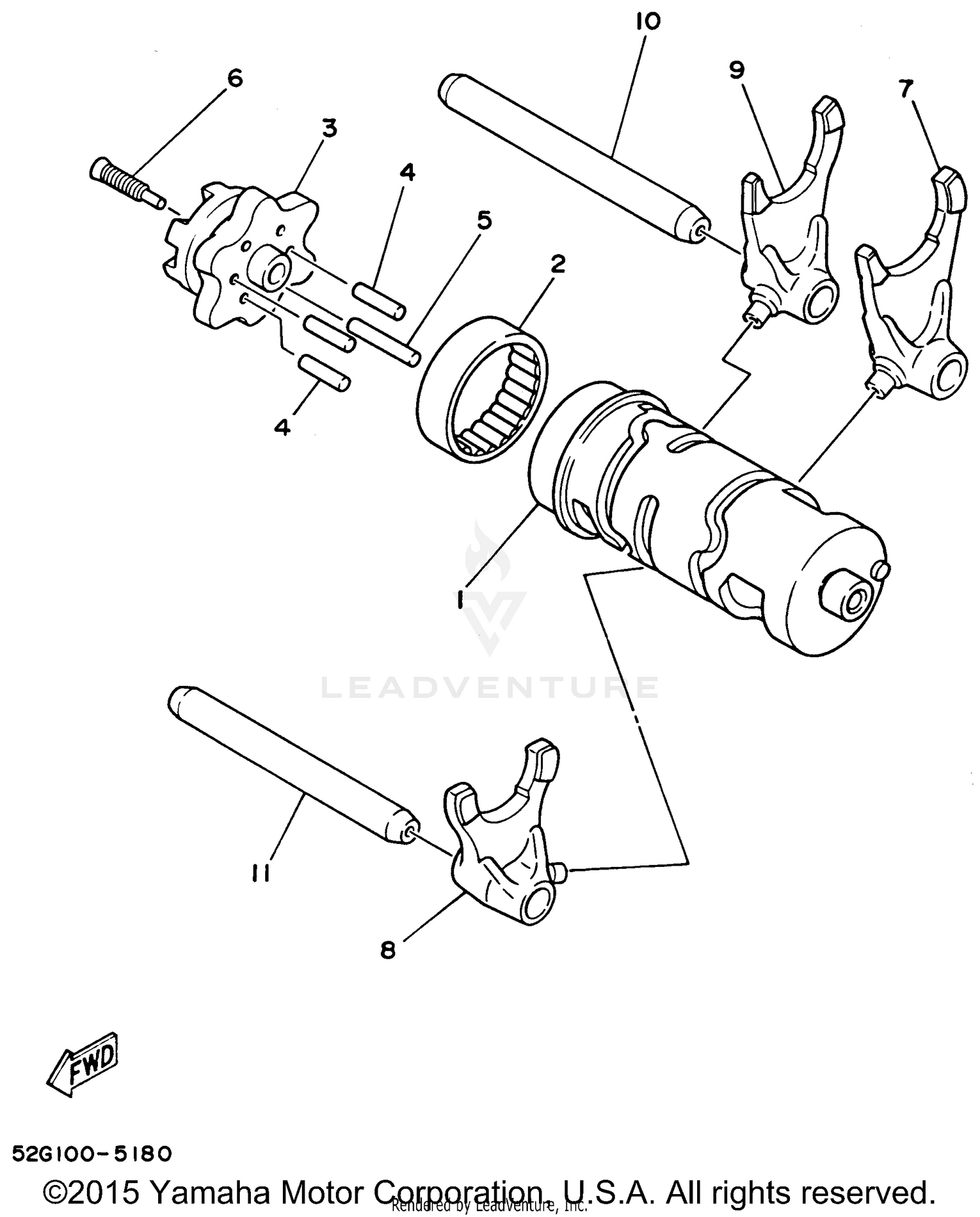 SHIFT CAM - SHIFT FORK