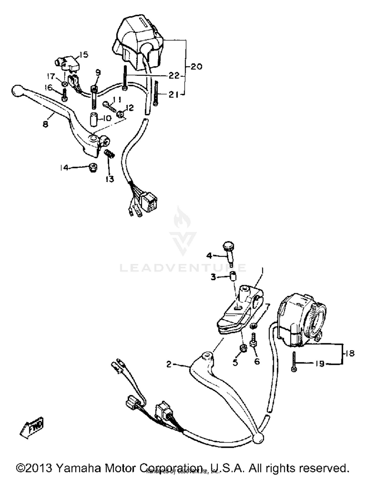 HANDLE SWITCH - LEVER