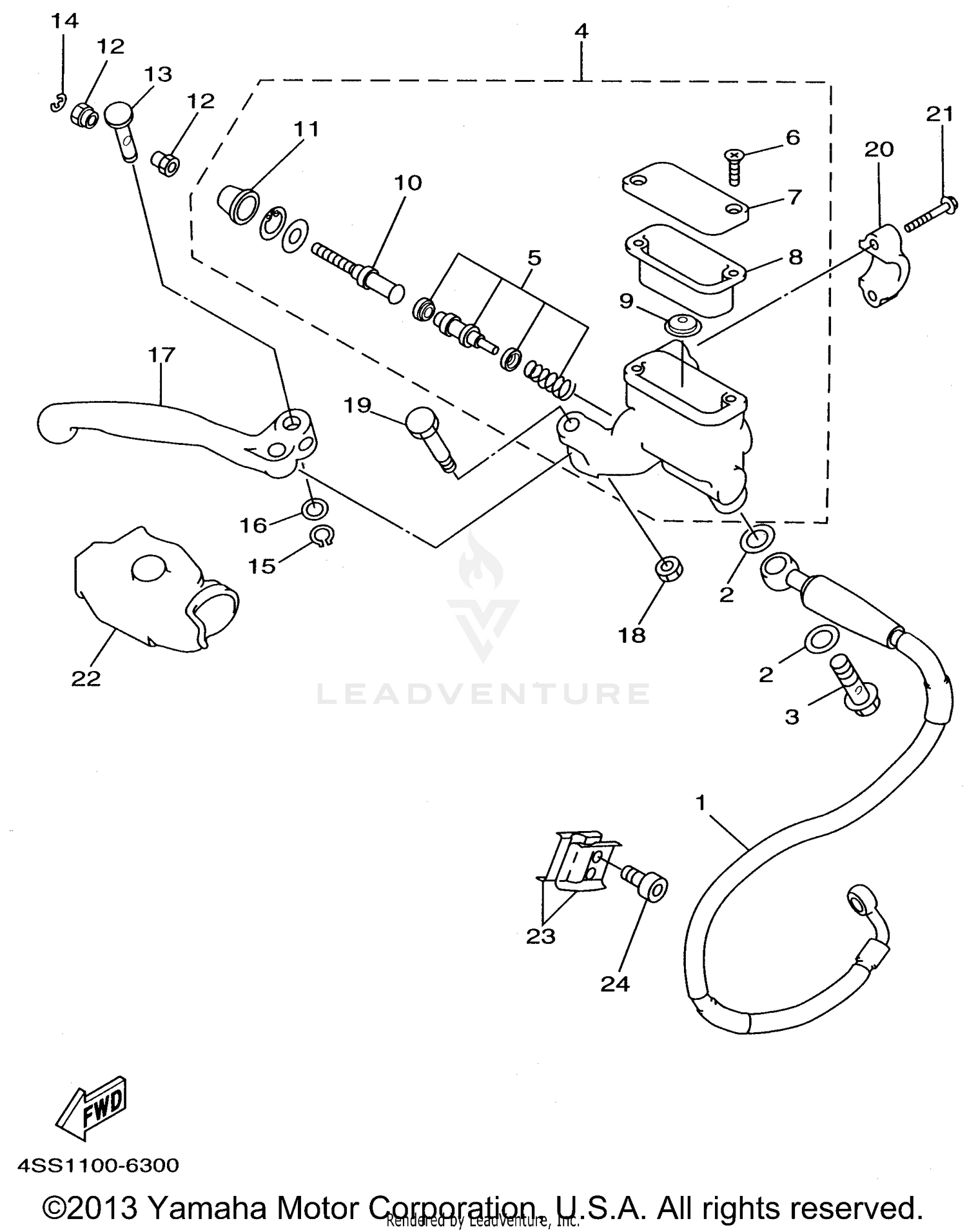 FRONT MASTER CYLINDER