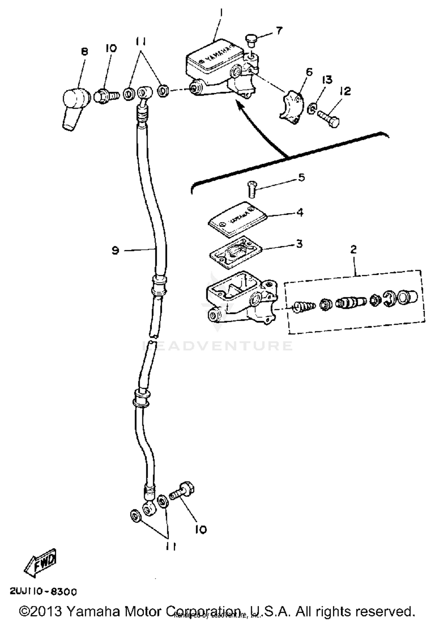 FRONT MASTER CYLINDER