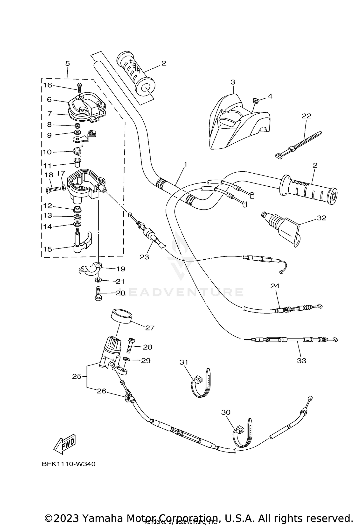 STEERING HANDLE & CABLE