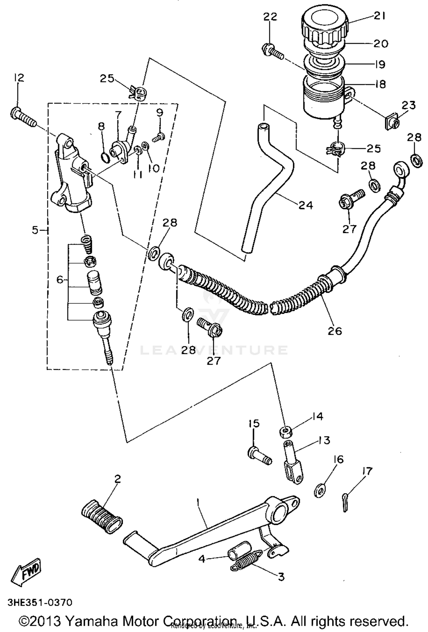REAR MASTER CYLINDER