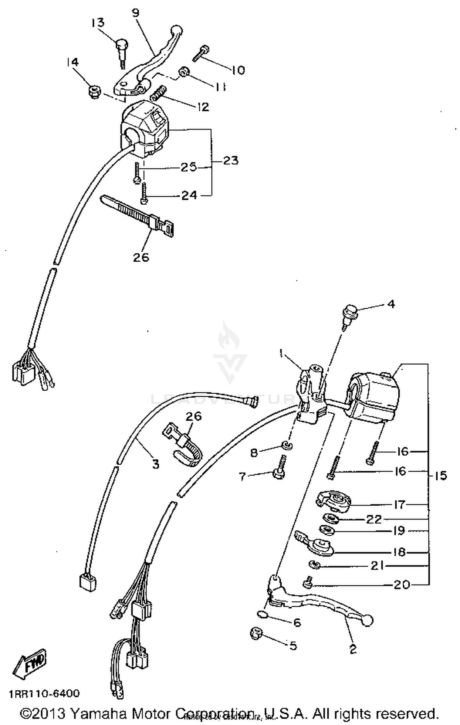 HANDLE SWITCH LEVER