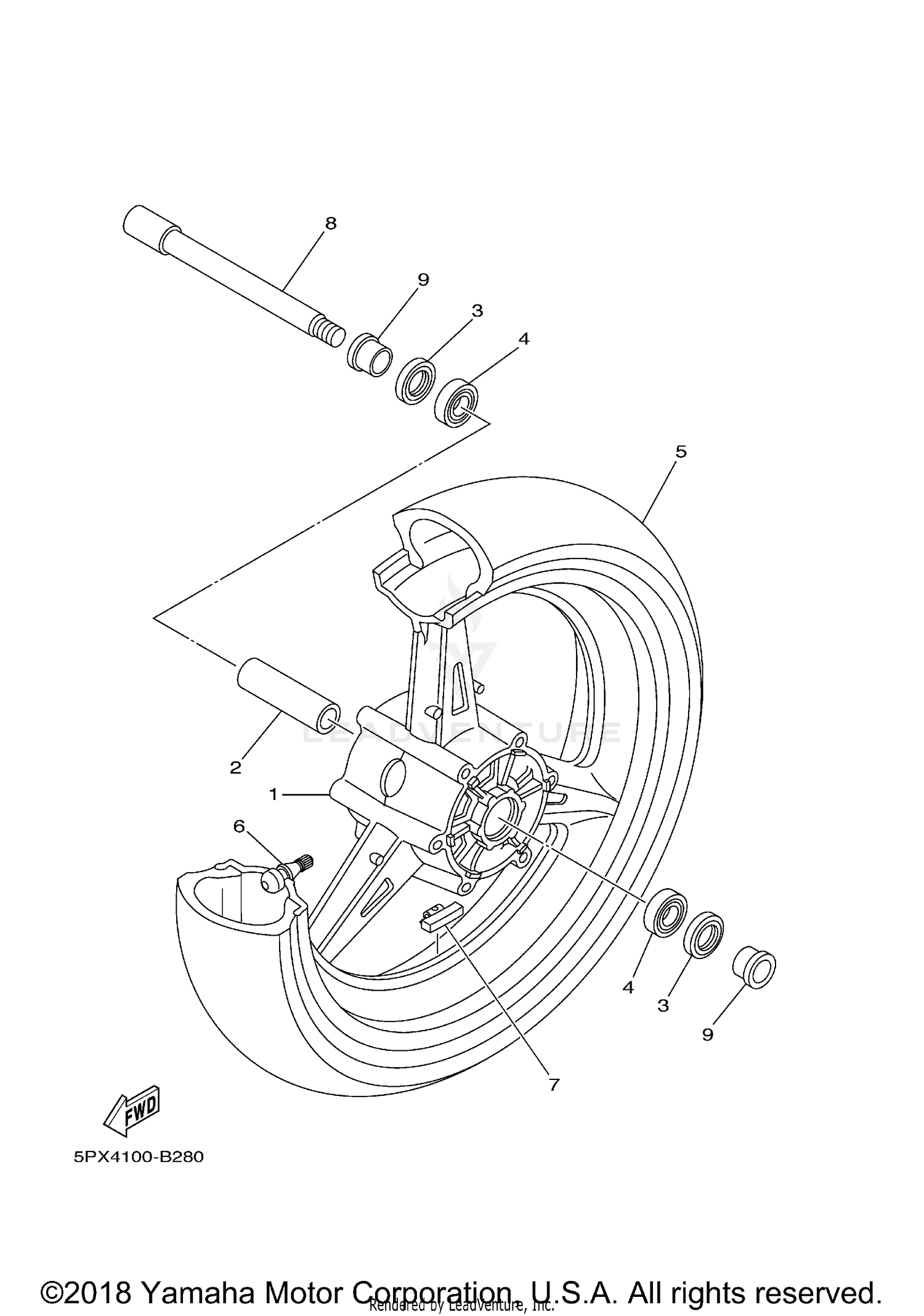 FRONT WHEEL