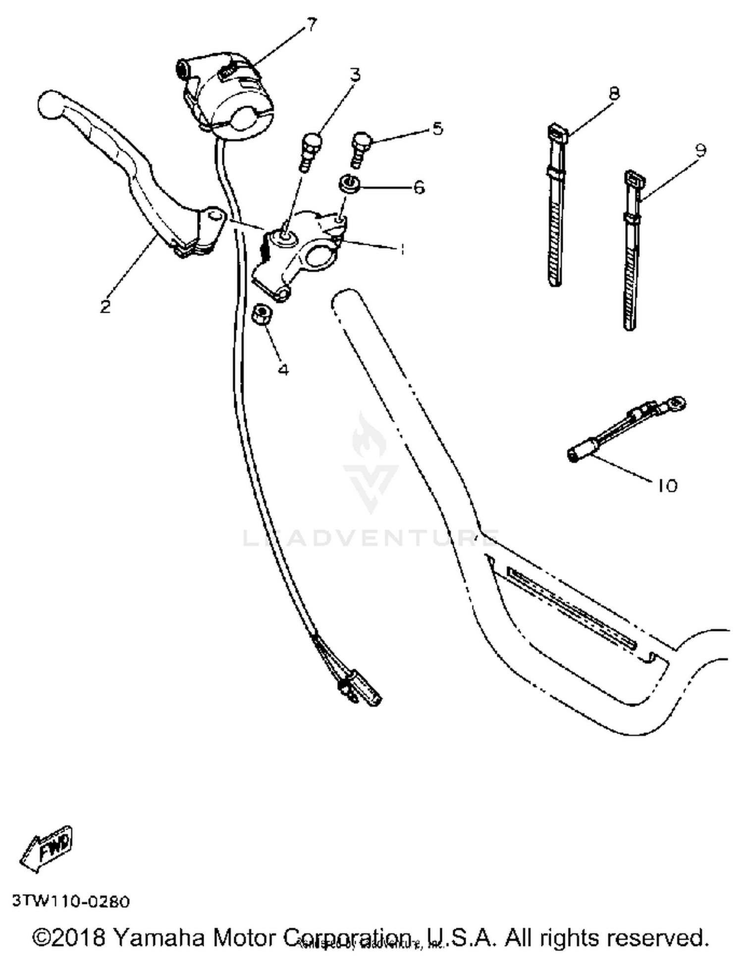 HANDLE SWITCH - LEVER