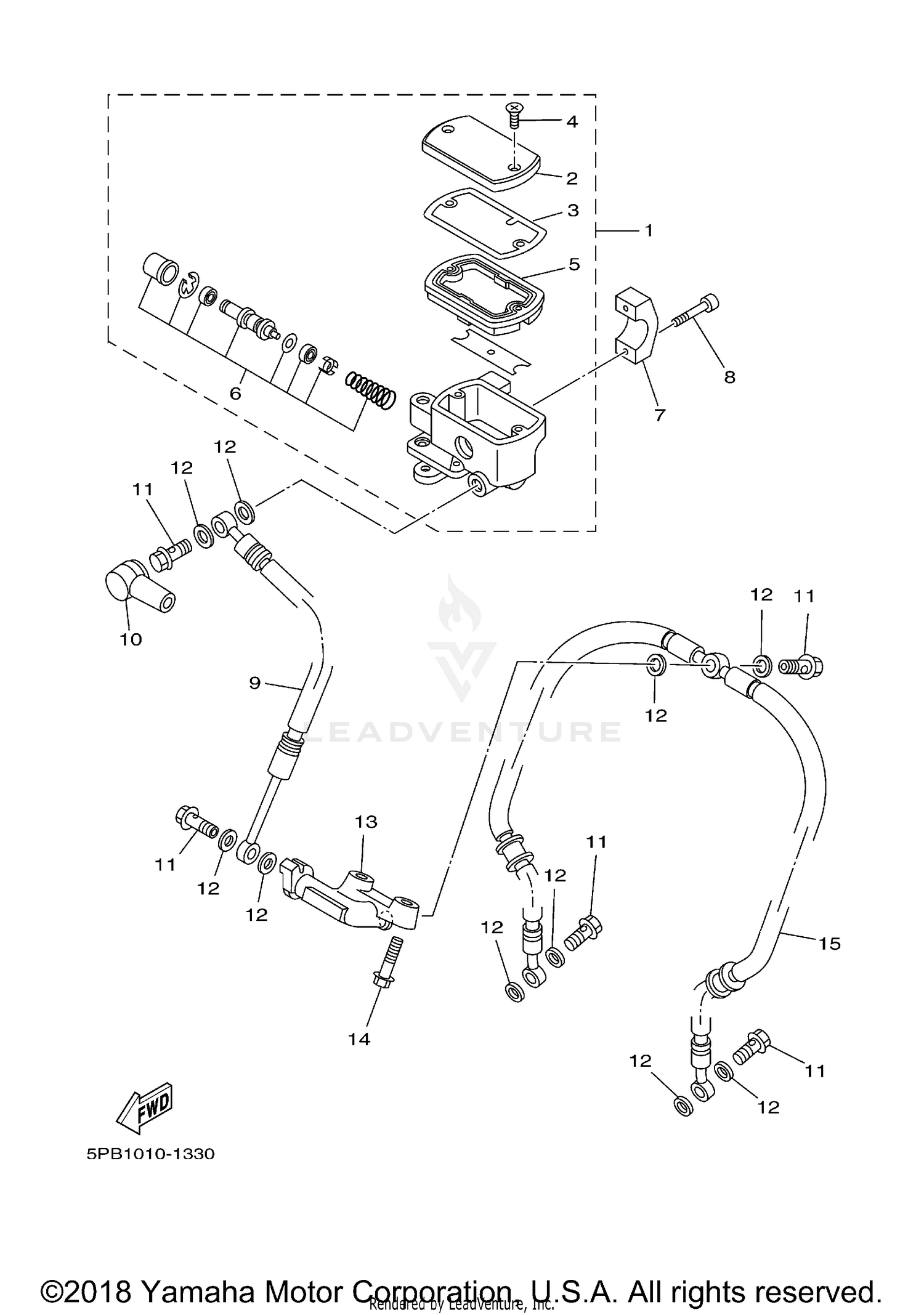 FRONT MASTER CYLINDER