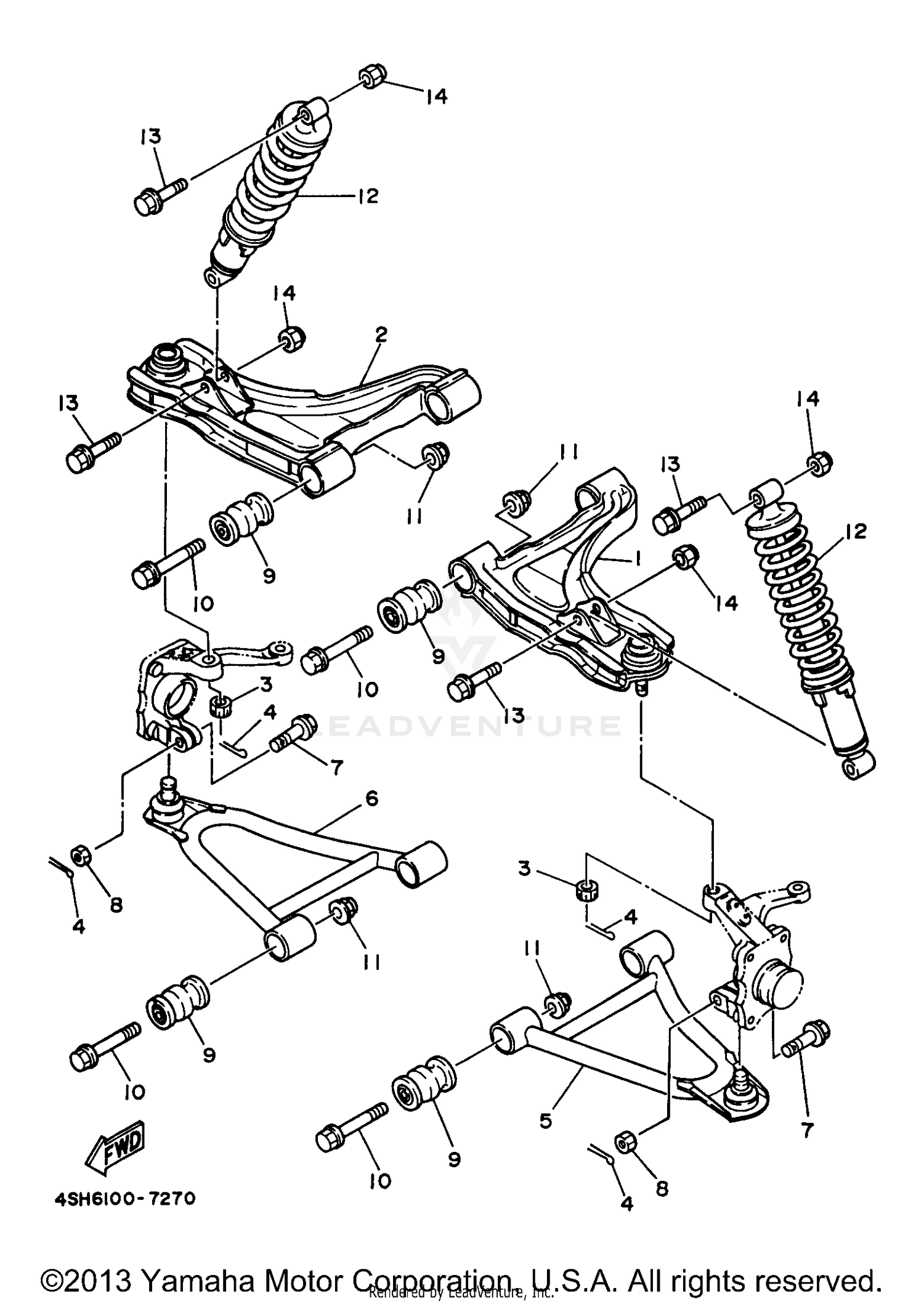 FRONT SUSPENSION WHEEL