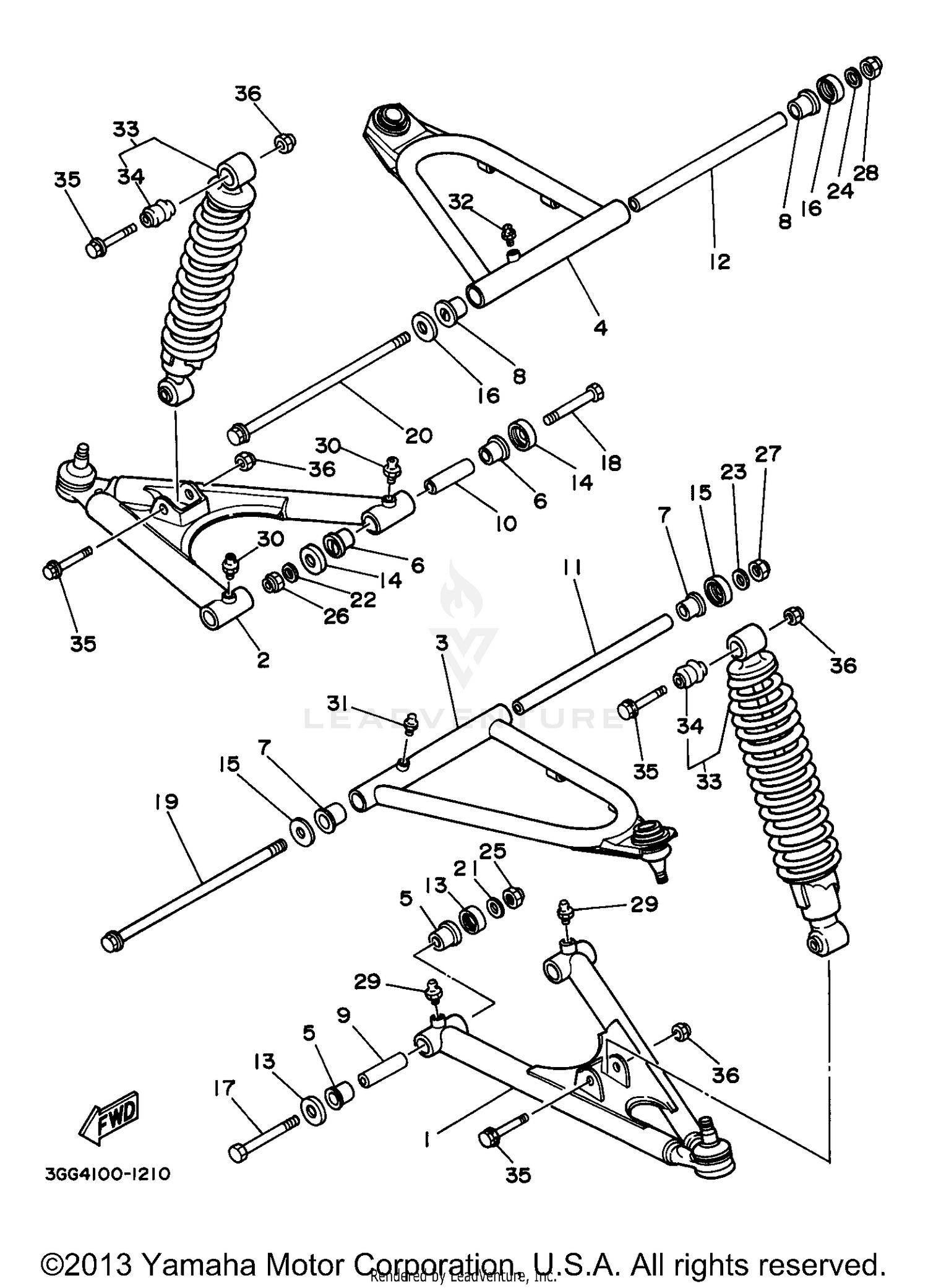 FRONT SUSPENSION WHEEL