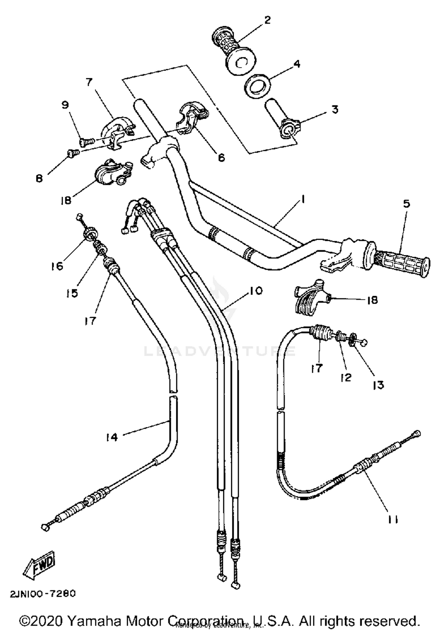 HANDLEBAR CABLE