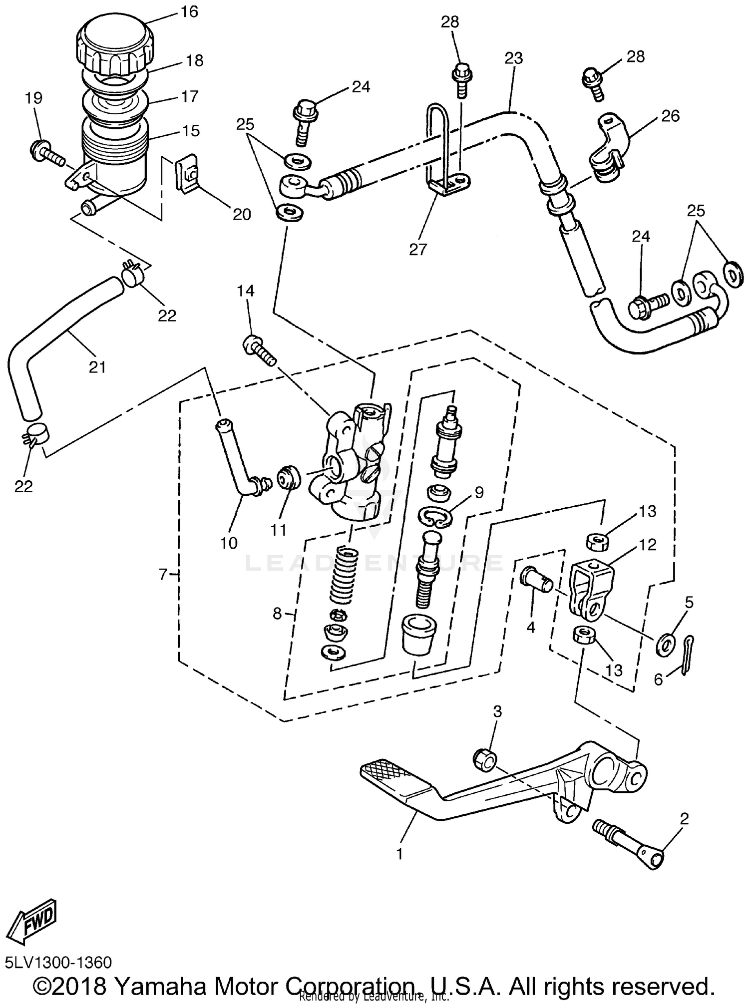 REAR MASTER CYLINDER