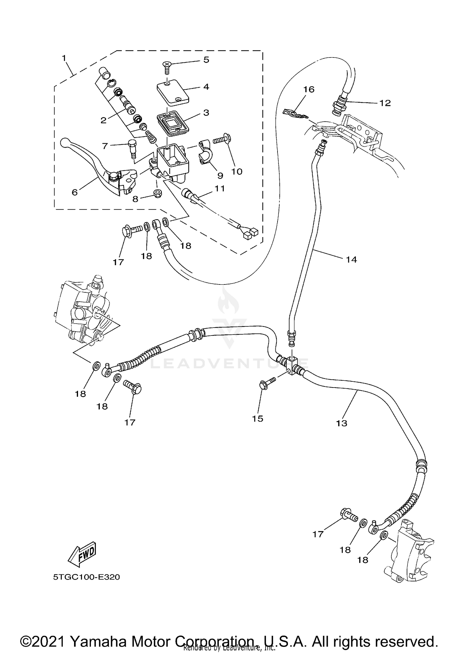 FRONT MASTER CYLINDER