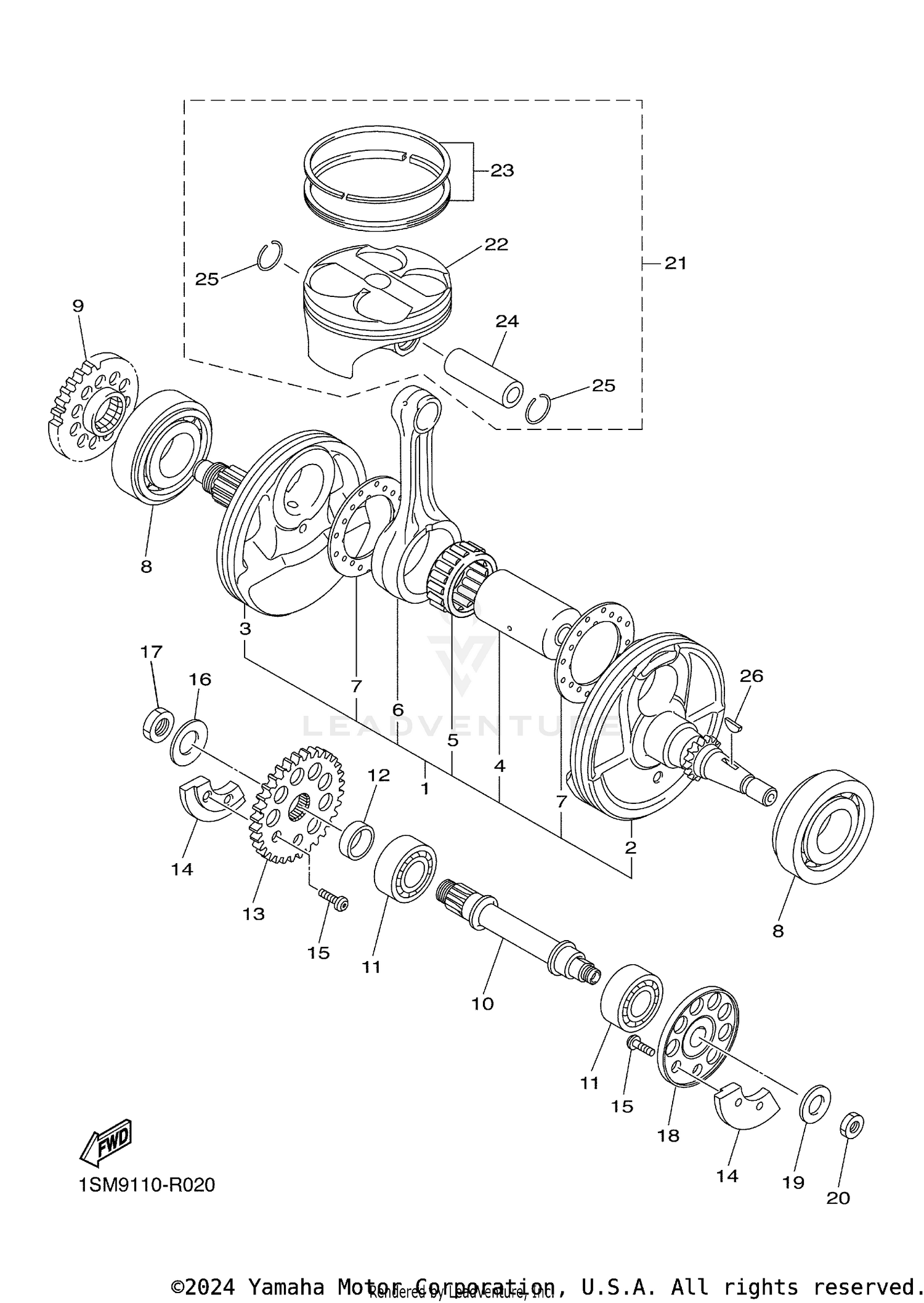 CRANKSHAFT PISTON