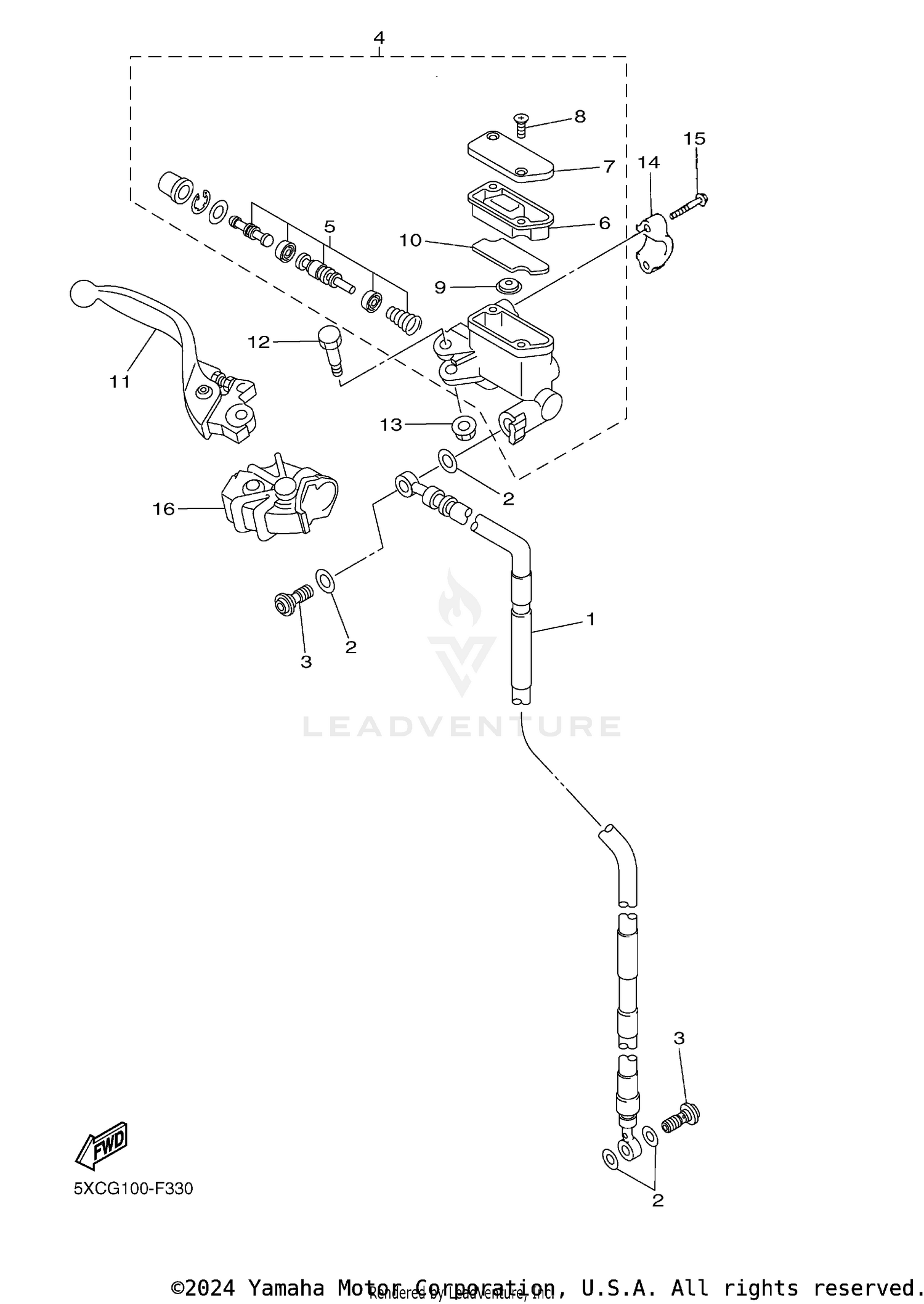 FRONT MASTER CYLINDER