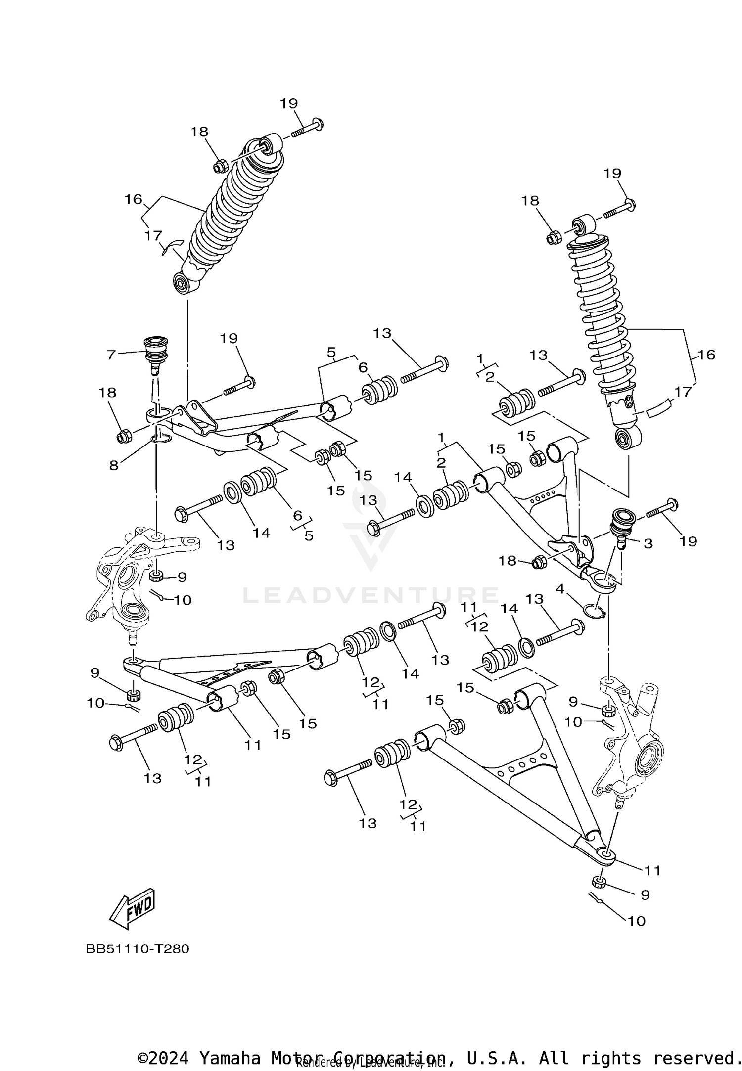 FRONT SUSPENSION WHEEL