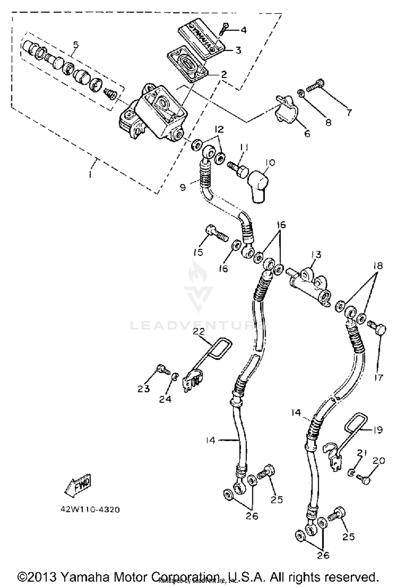 FRONT MASTER CYLINDER