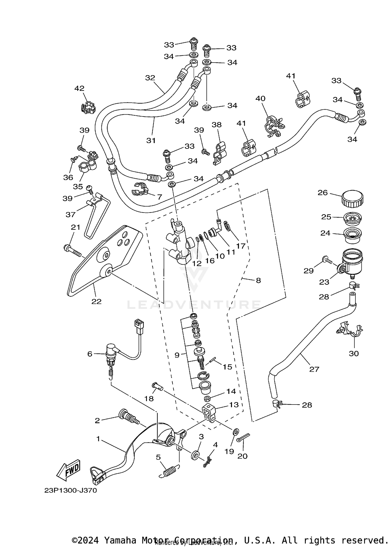 REAR MASTER CYLINDER