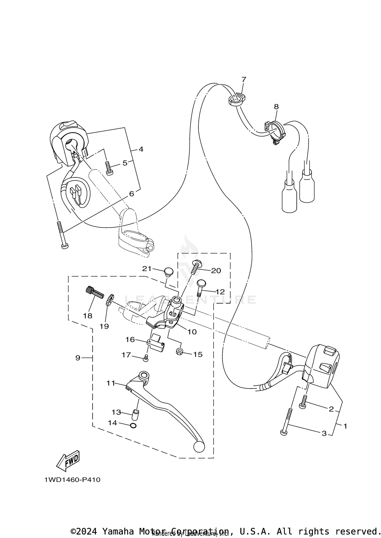 HANDLE SWITCH LEVER