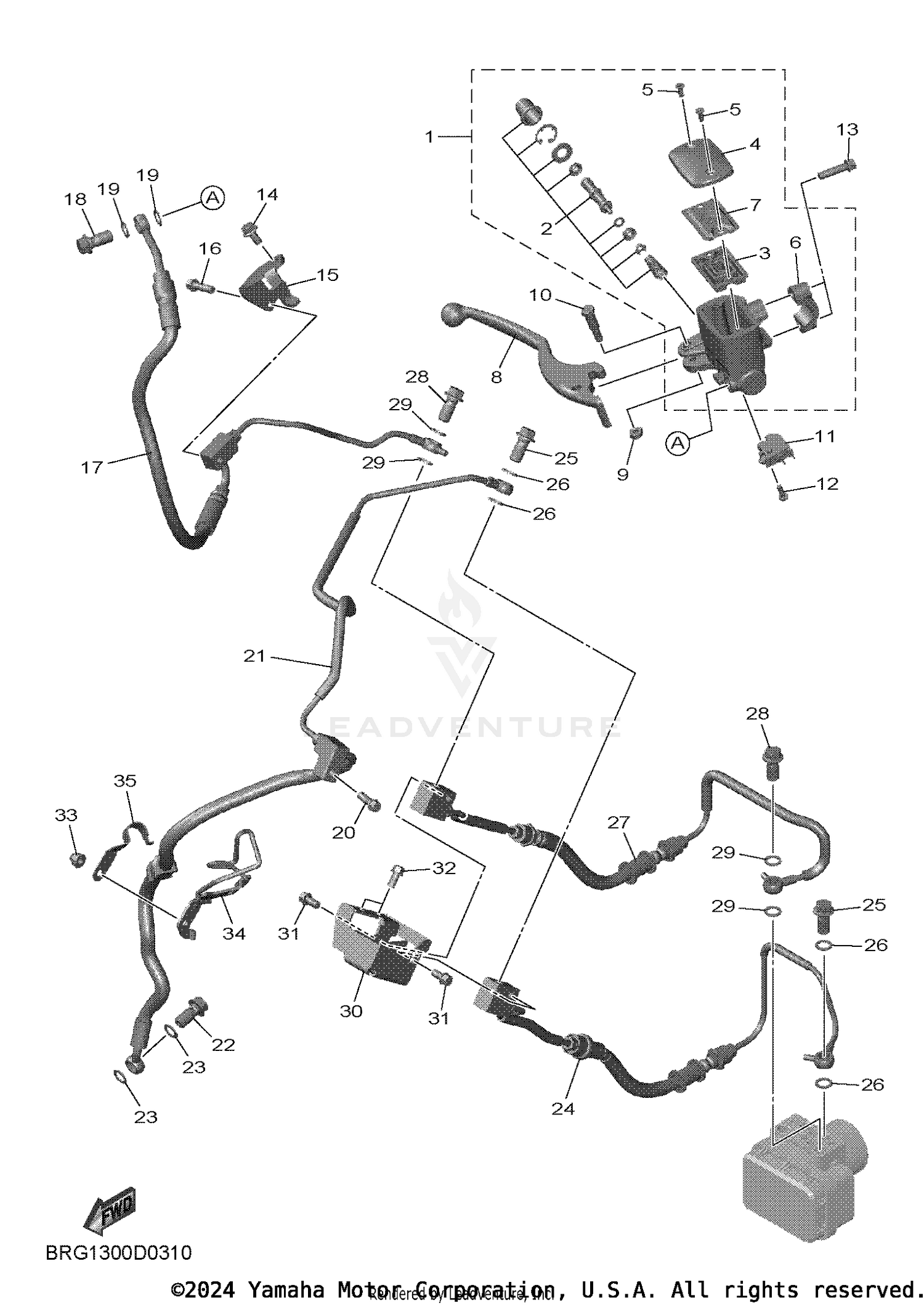 FRONT MASTER CYLINDER
