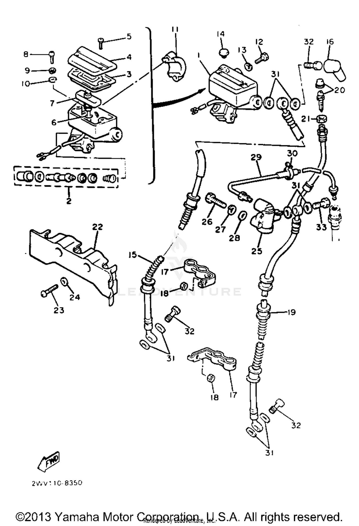 FRONT MASTER CYLINDER 1