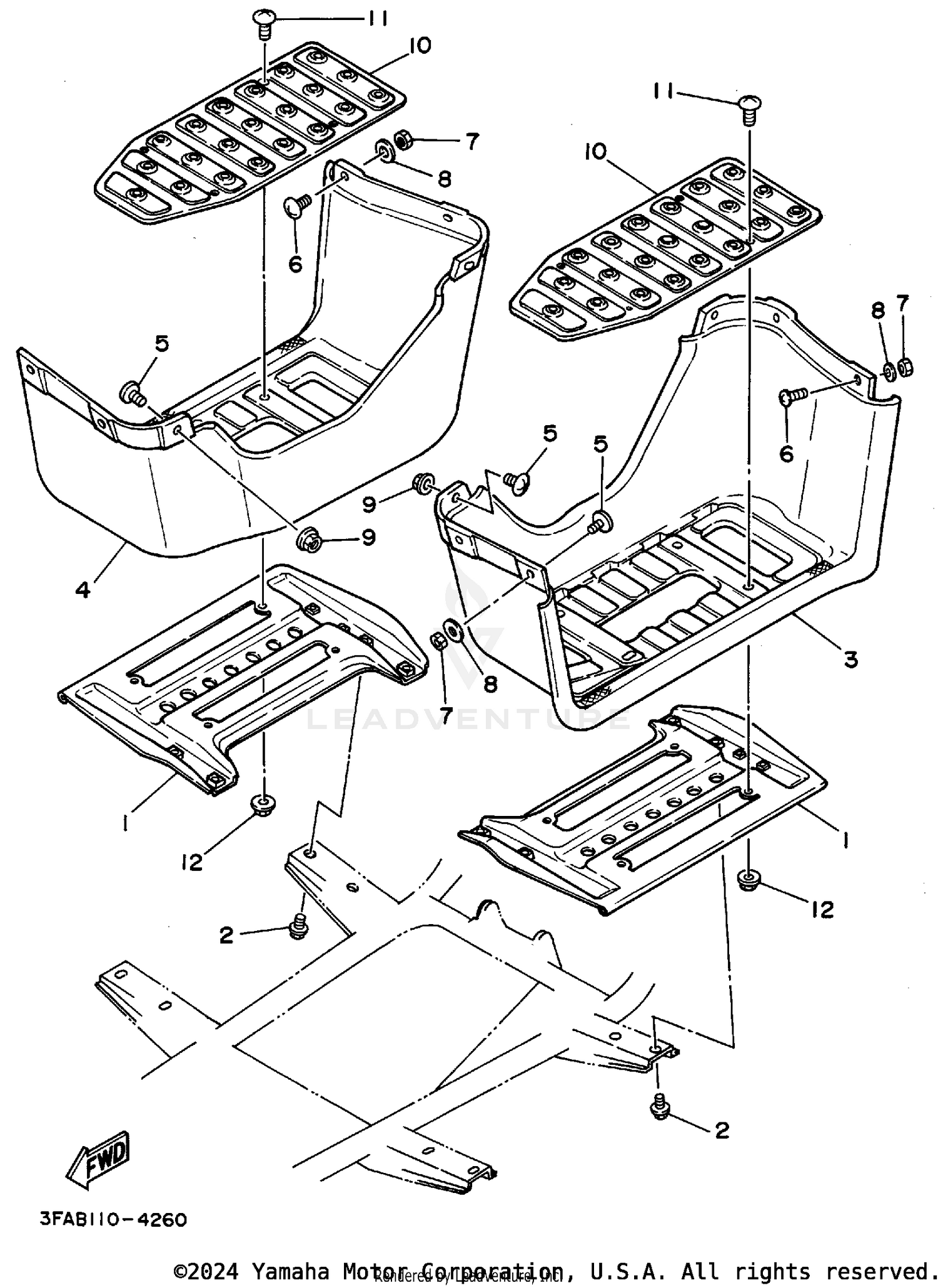 STAND FOOTREST