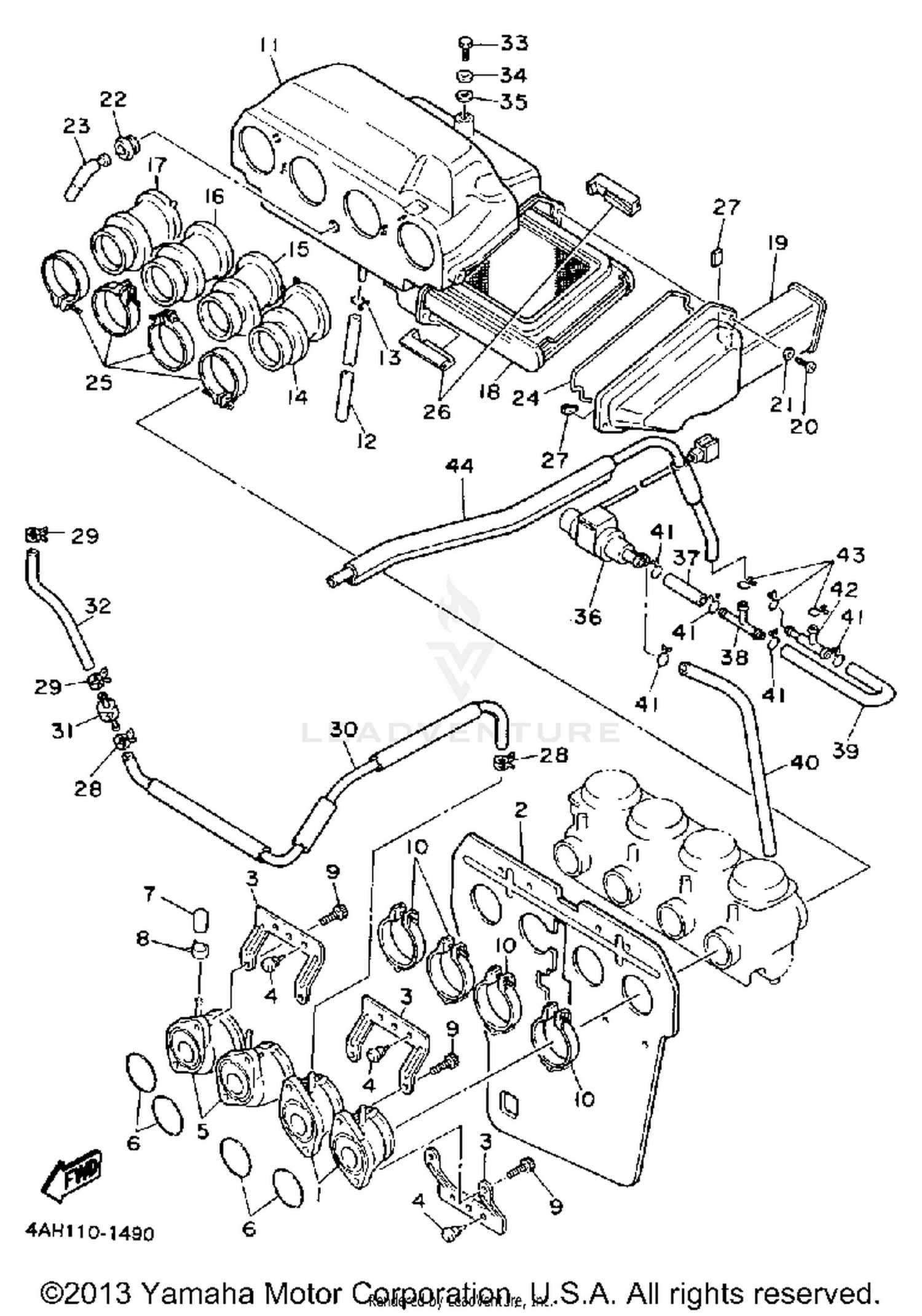 AIR FILTER CALIFORNIA MODEL ONLY