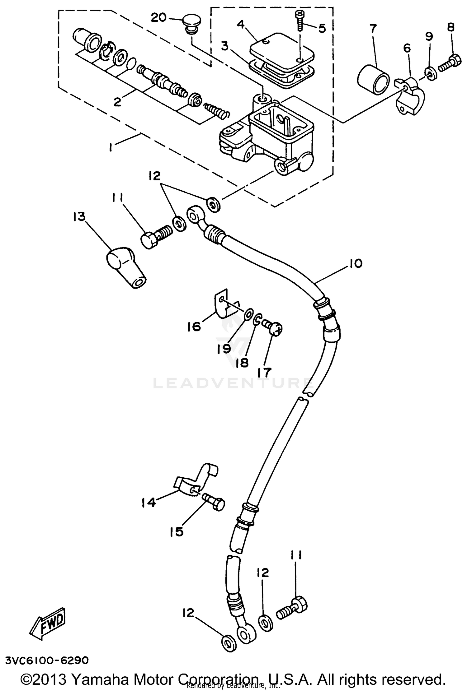 FRONT MASTER CYLINDER