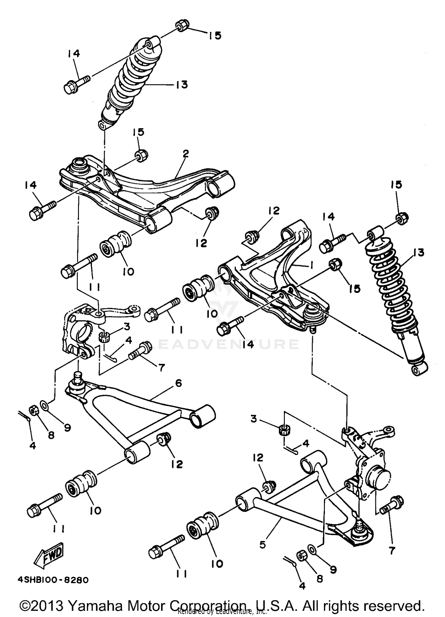 FRONT SUSPENSION WHEEL
