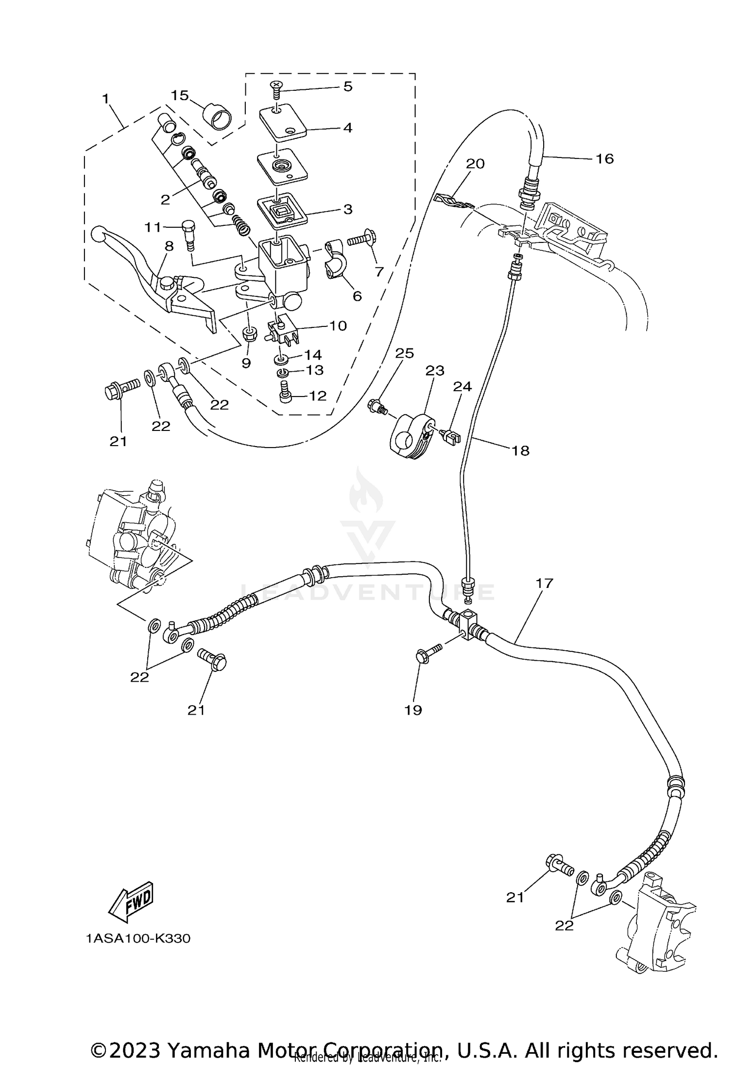 FRONT MASTER CYLINDER