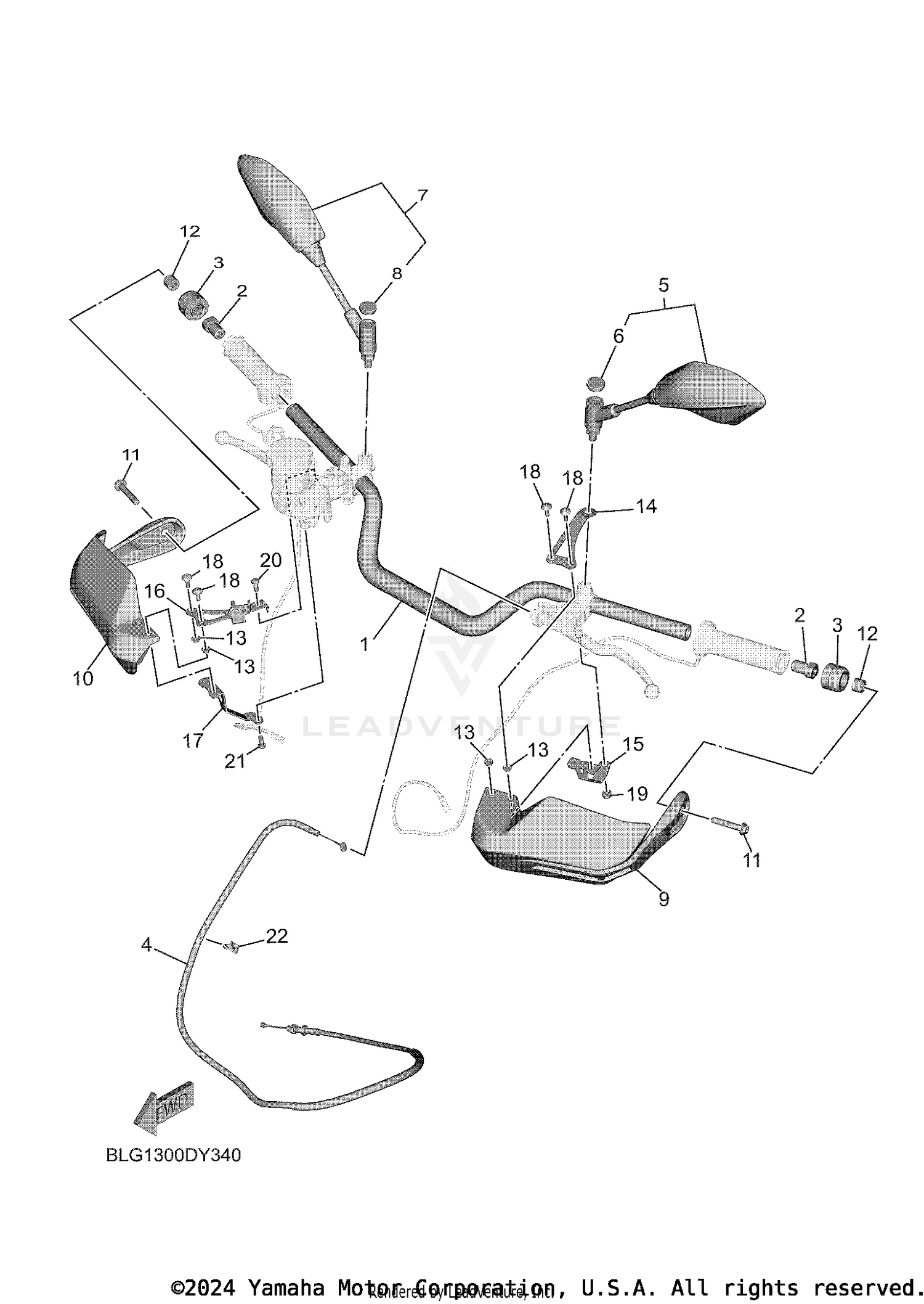 STEERING HANDLE & CABLE