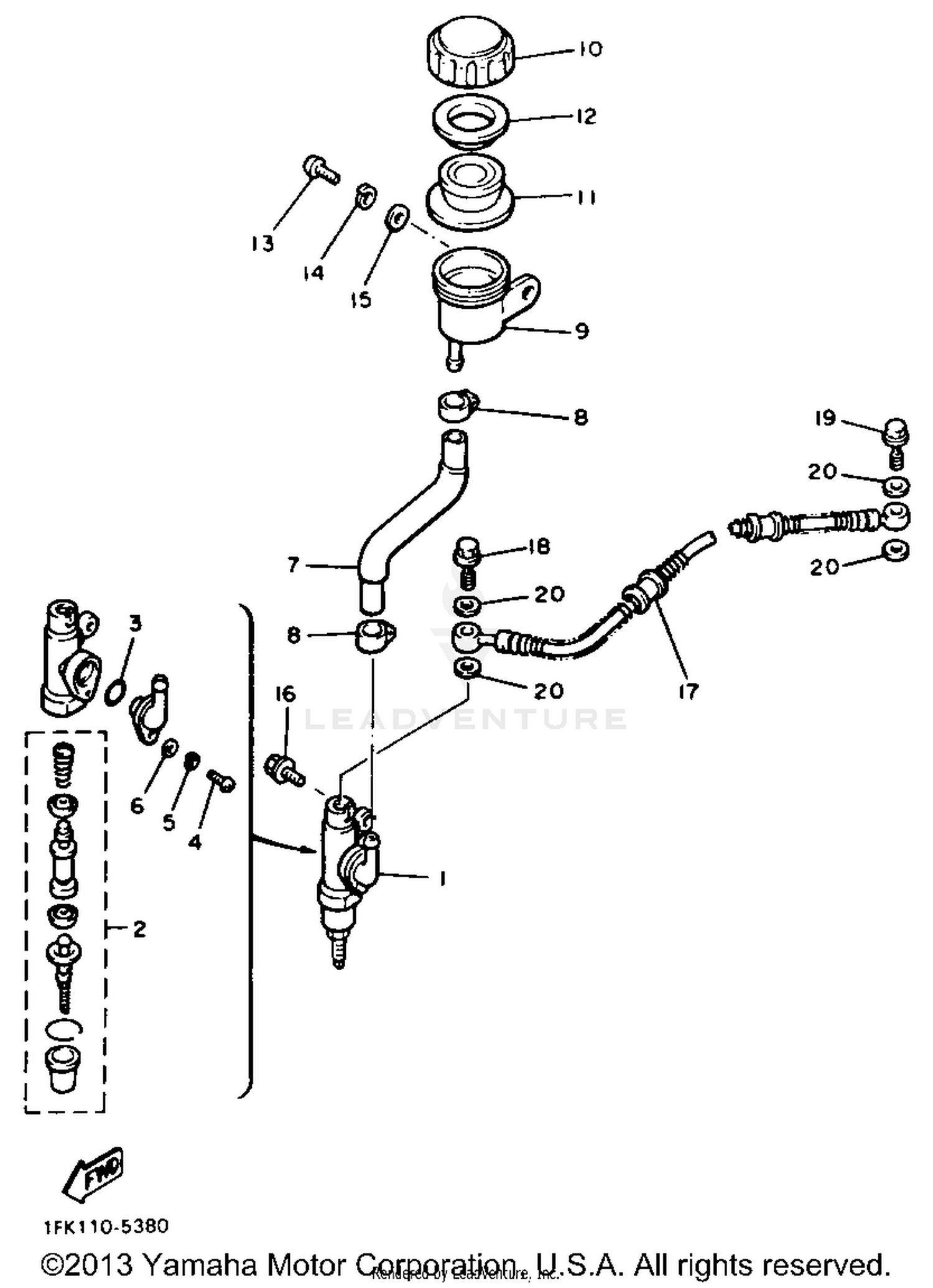 REAR MASTER CYLINDER