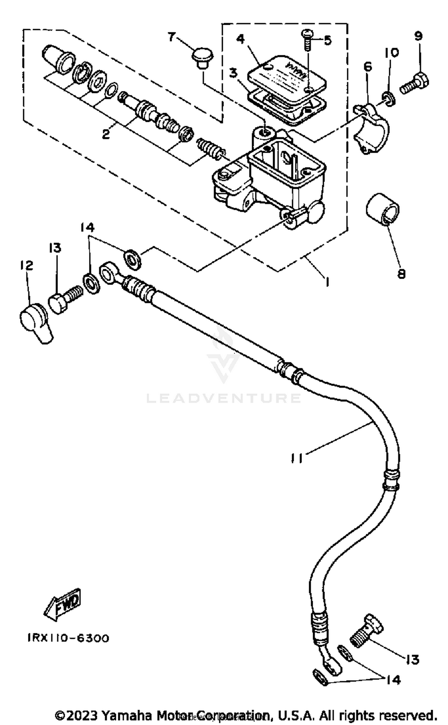 FRONT MASTER CYLINDER