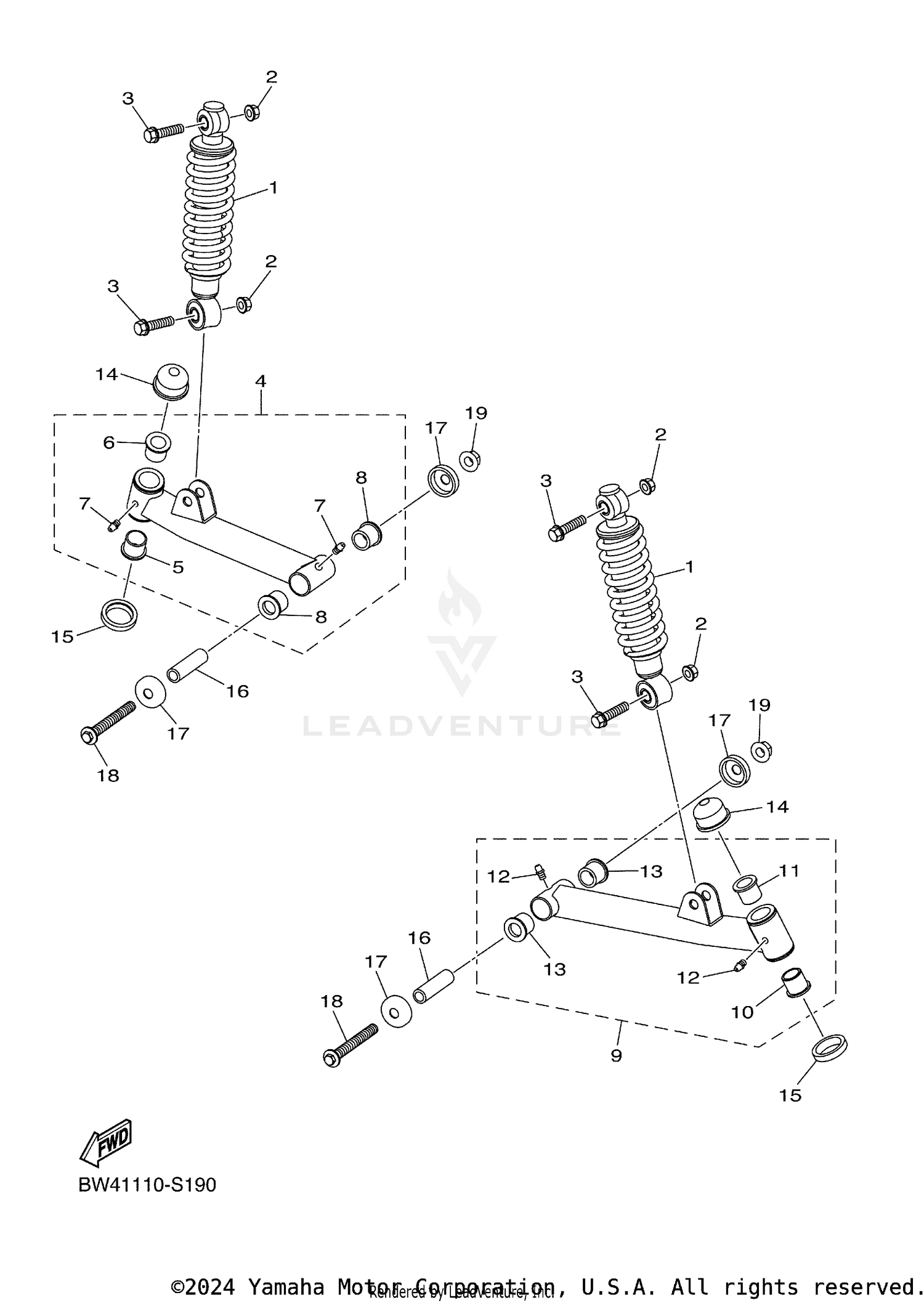 FRONT SUSPENSION WHEEL