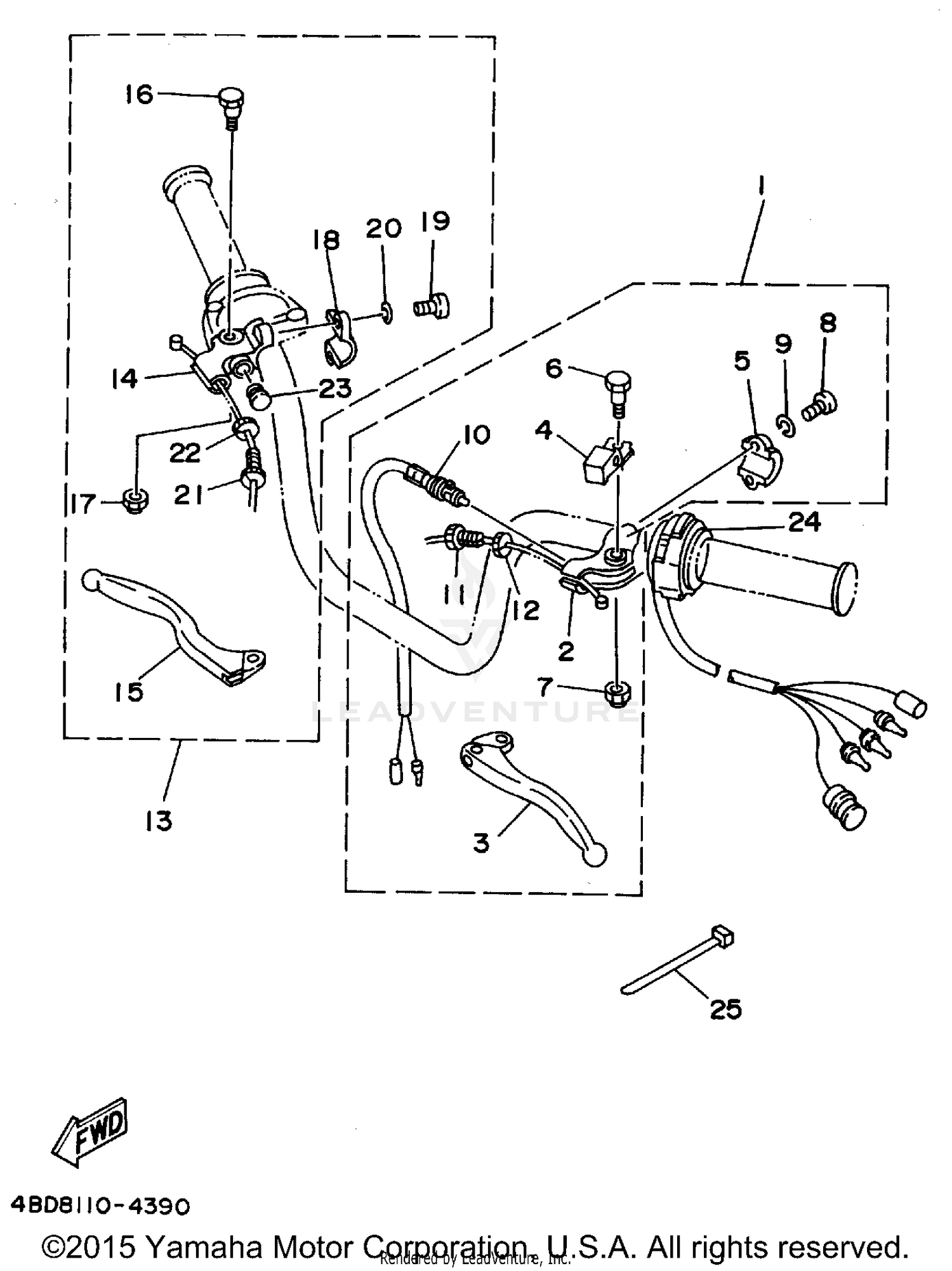 HANDLE SWITCH - LEVER