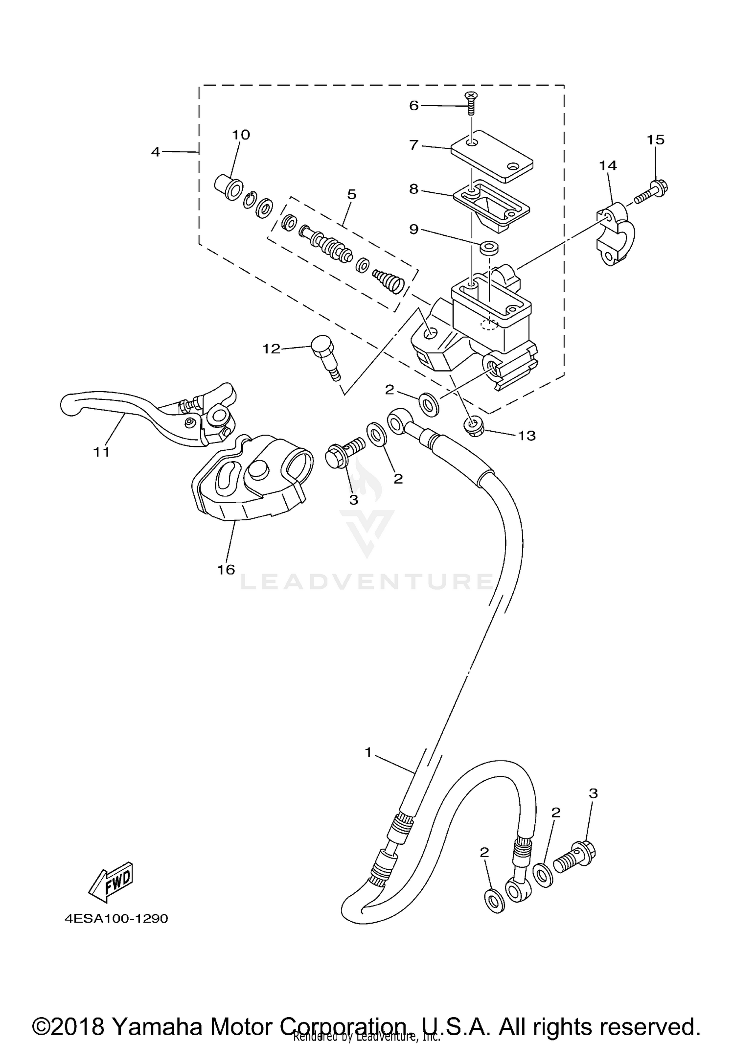 FRONT MASTER CYLINDER