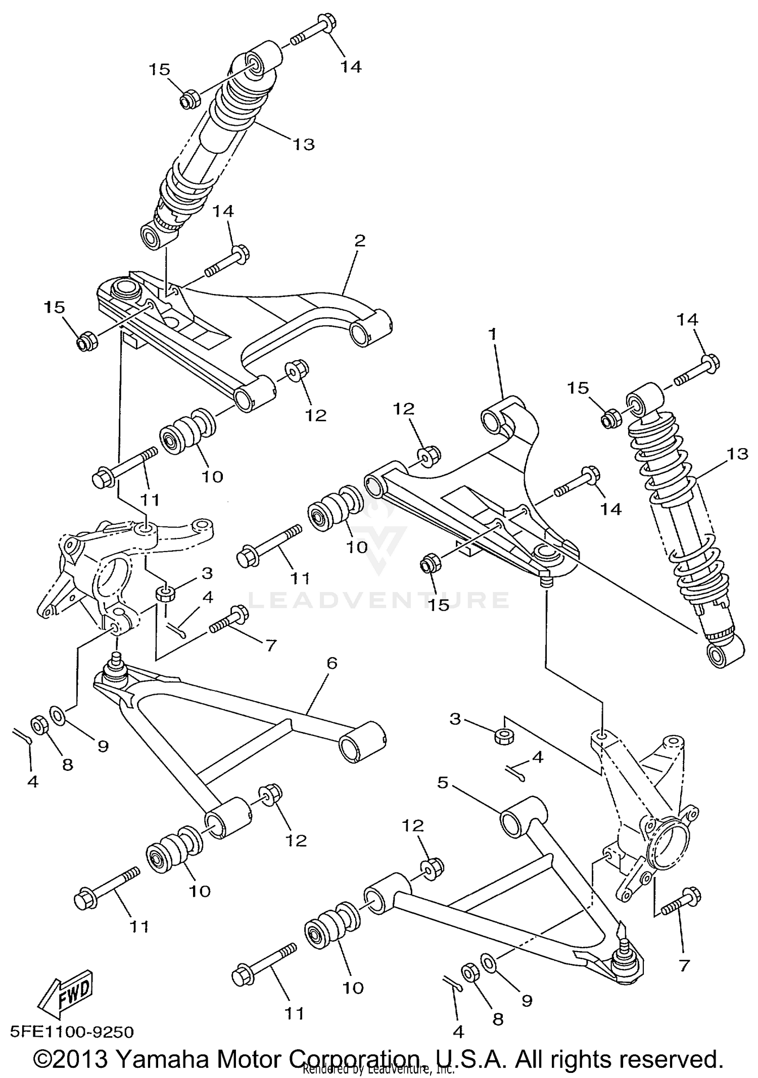 FRONT SUSPENSION WHEEL