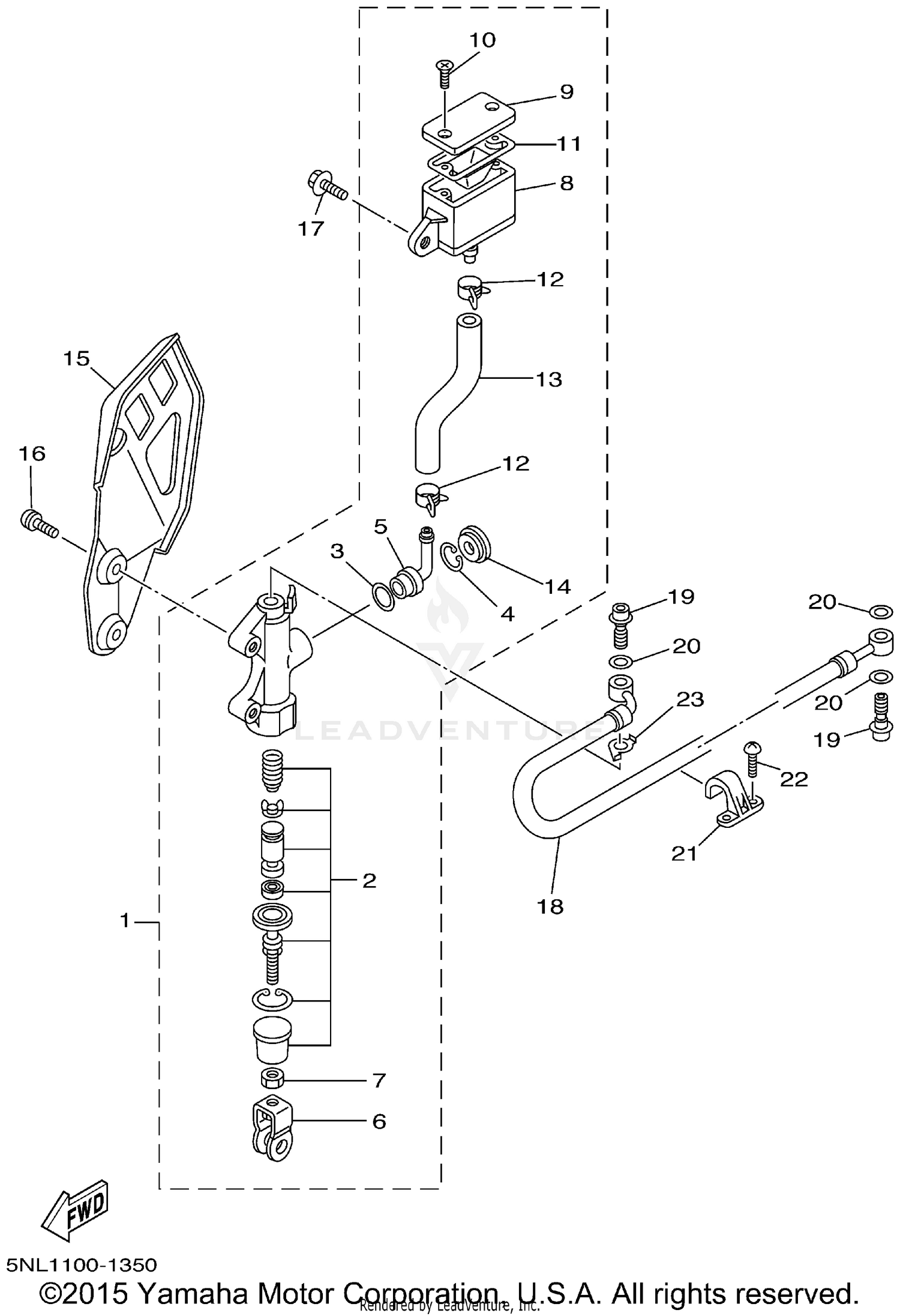 REAR MASTER CYLINDER
