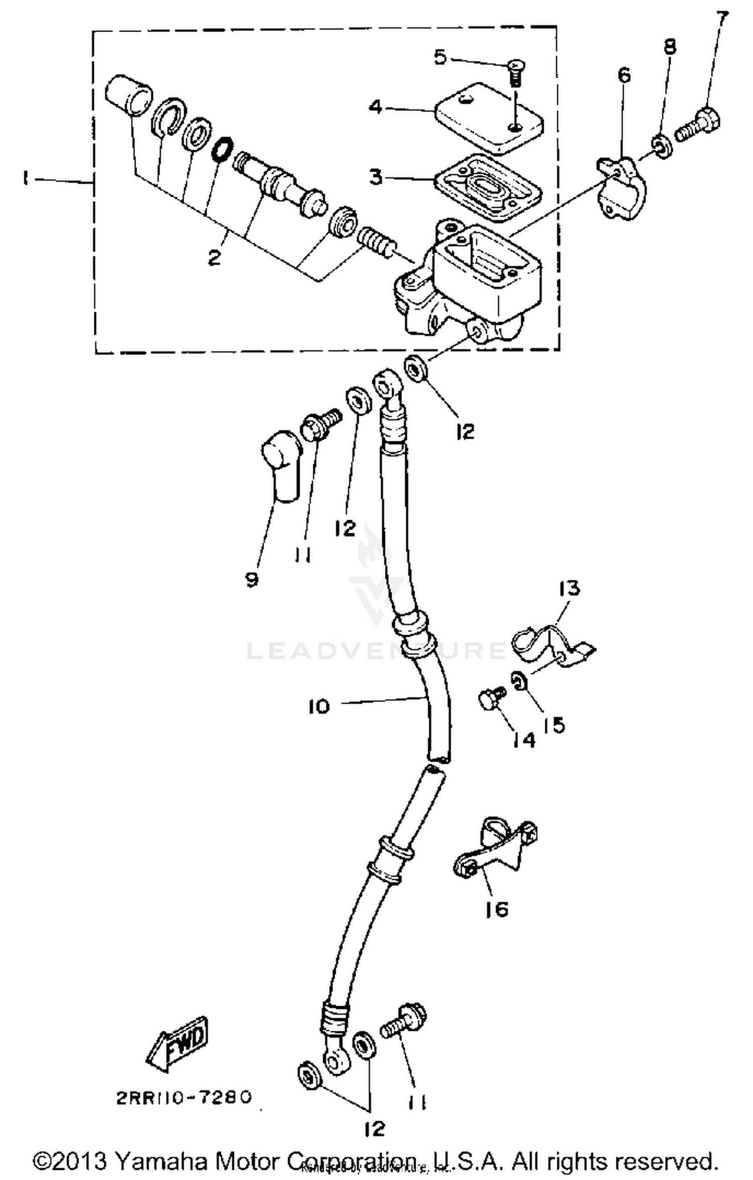 FRONT MASTSER CYLINDER