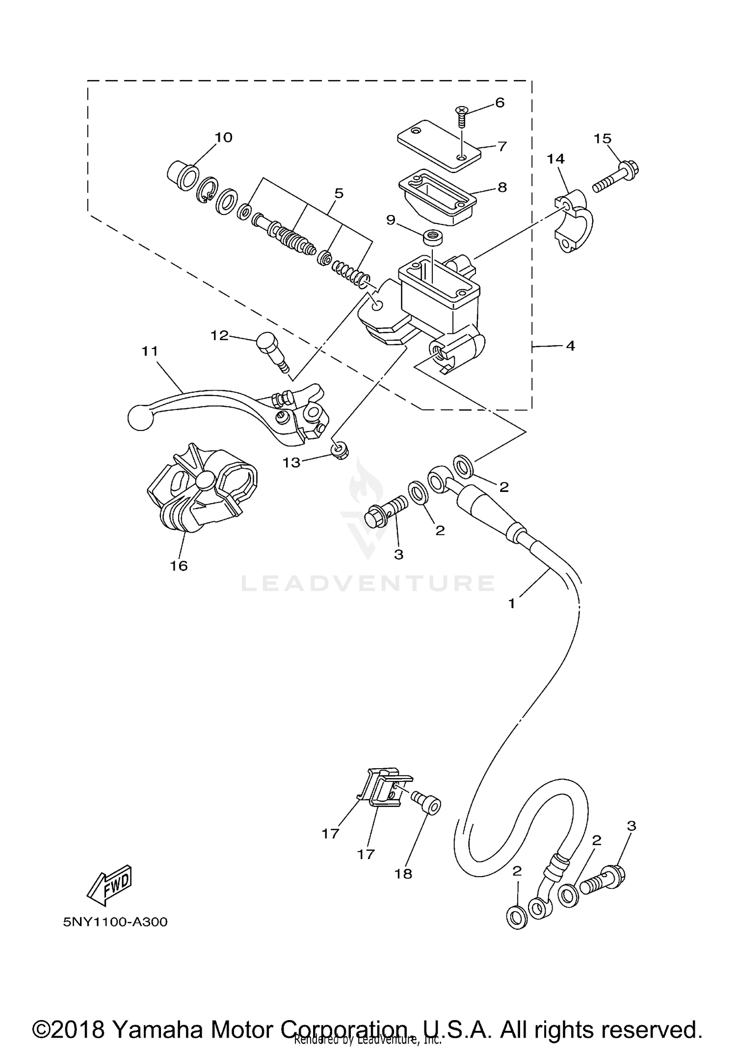 FRONT MASTER CYLINDER